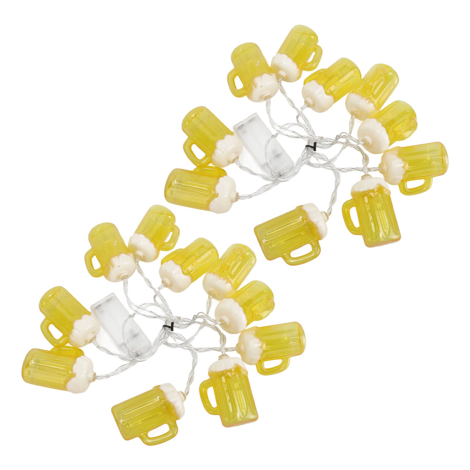 2pcs Beer String Lights 6.5ft 10LED Holiday Party Decorative String Lights for Indoor Outdoor - Image 4