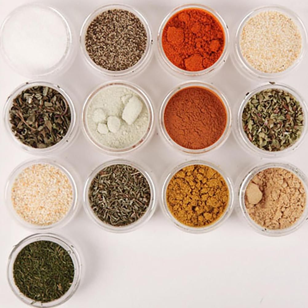 6PCS Spice Storage Boxes Stackable Spice Tower Racks Transparent Seasoning Cans Kitchen Tools - Image 5