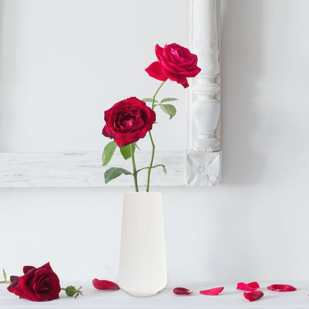 Plastic Flower Vase Modern Decorative Flower Vase for Home Living Room Table Decor - Image 5