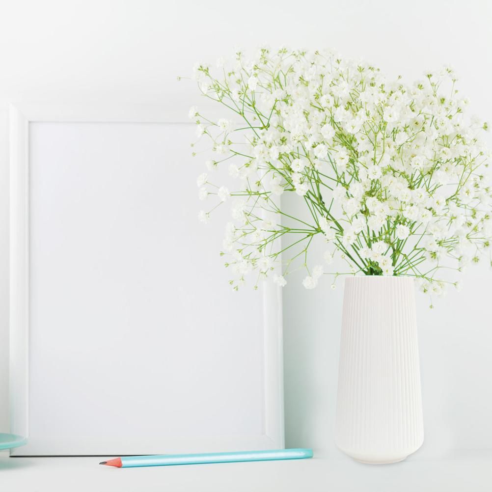 Plastic Flower Vase Modern Decorative Flower Vase for Home Living Room Table Decor - Image 6