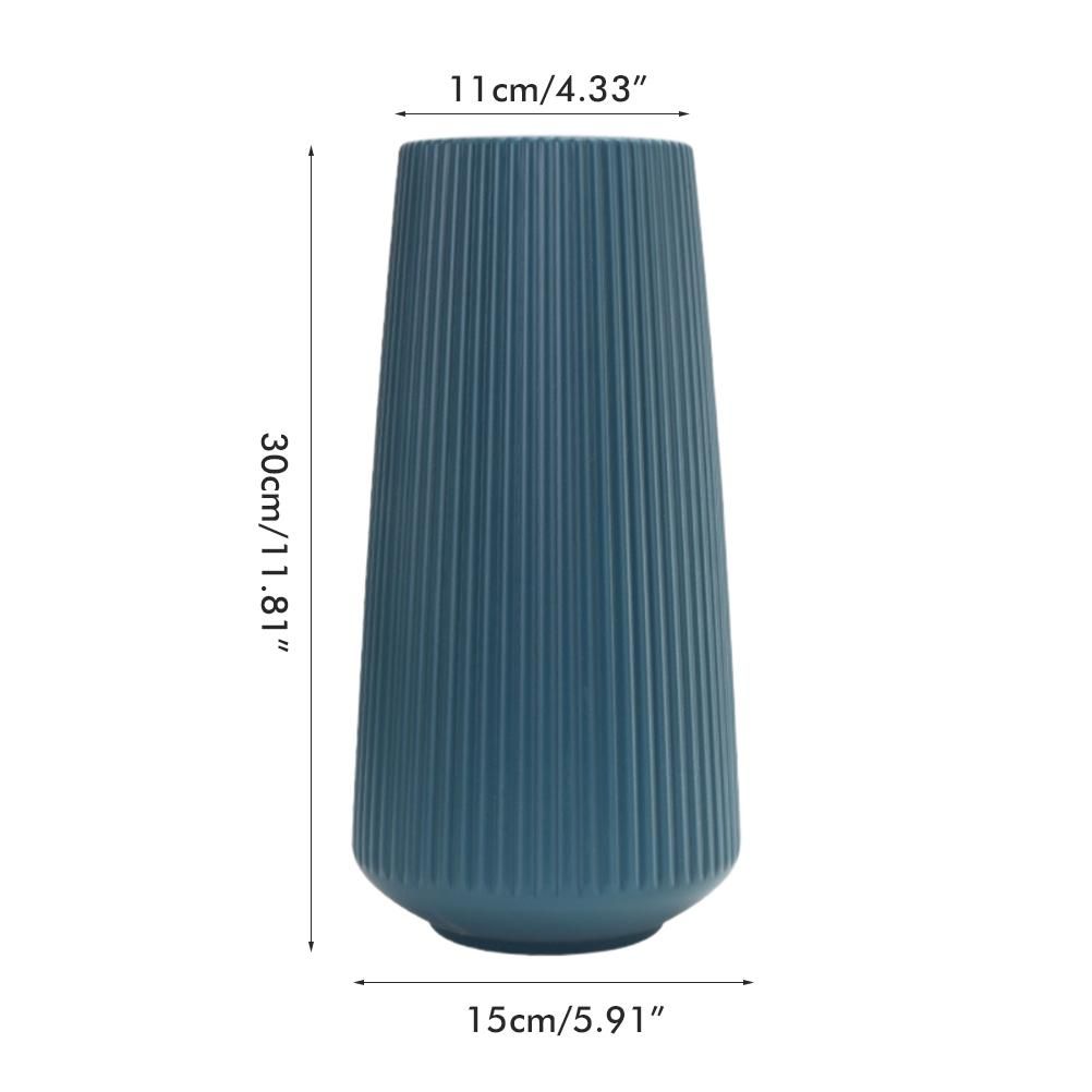 Plastic Flower Vase Modern Decorative Flower Vase for Home Living Room Table Decor - Image 2