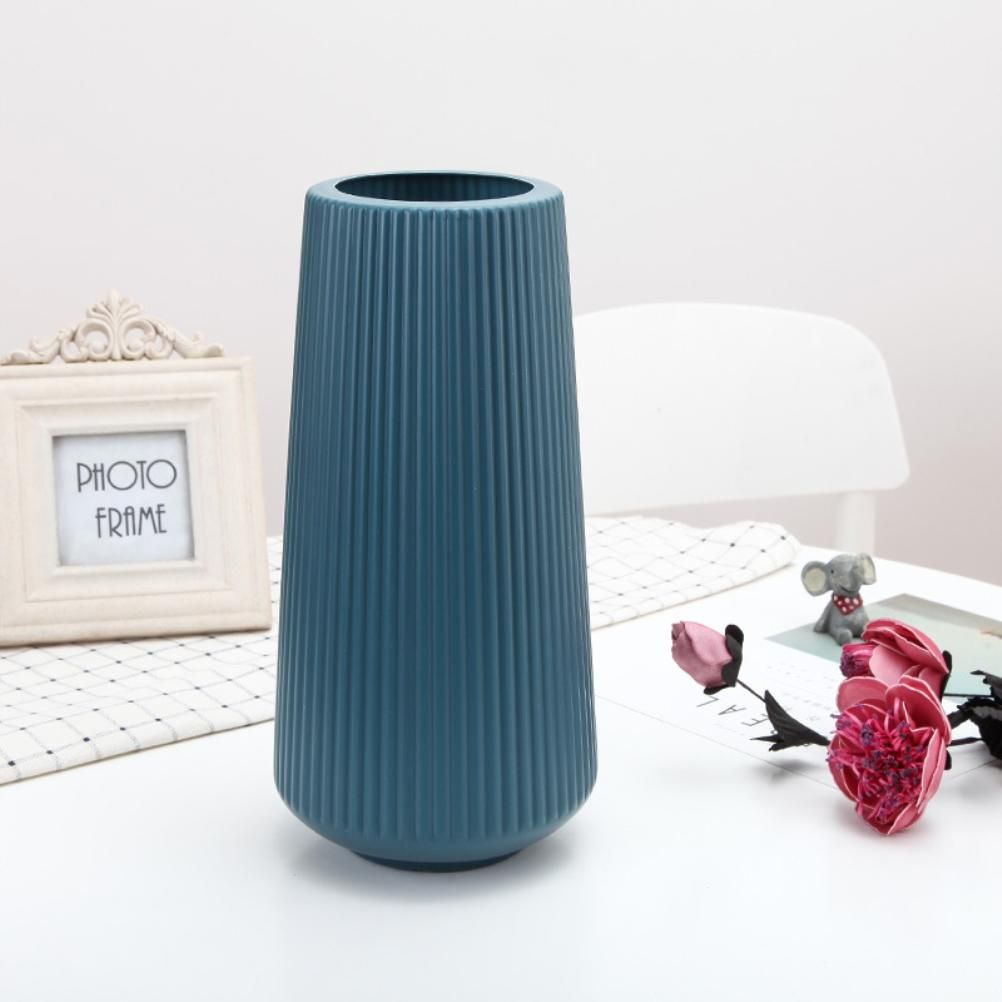 Plastic Flower Vase Modern Decorative Flower Vase for Home Living Room Table Decor - Image 4