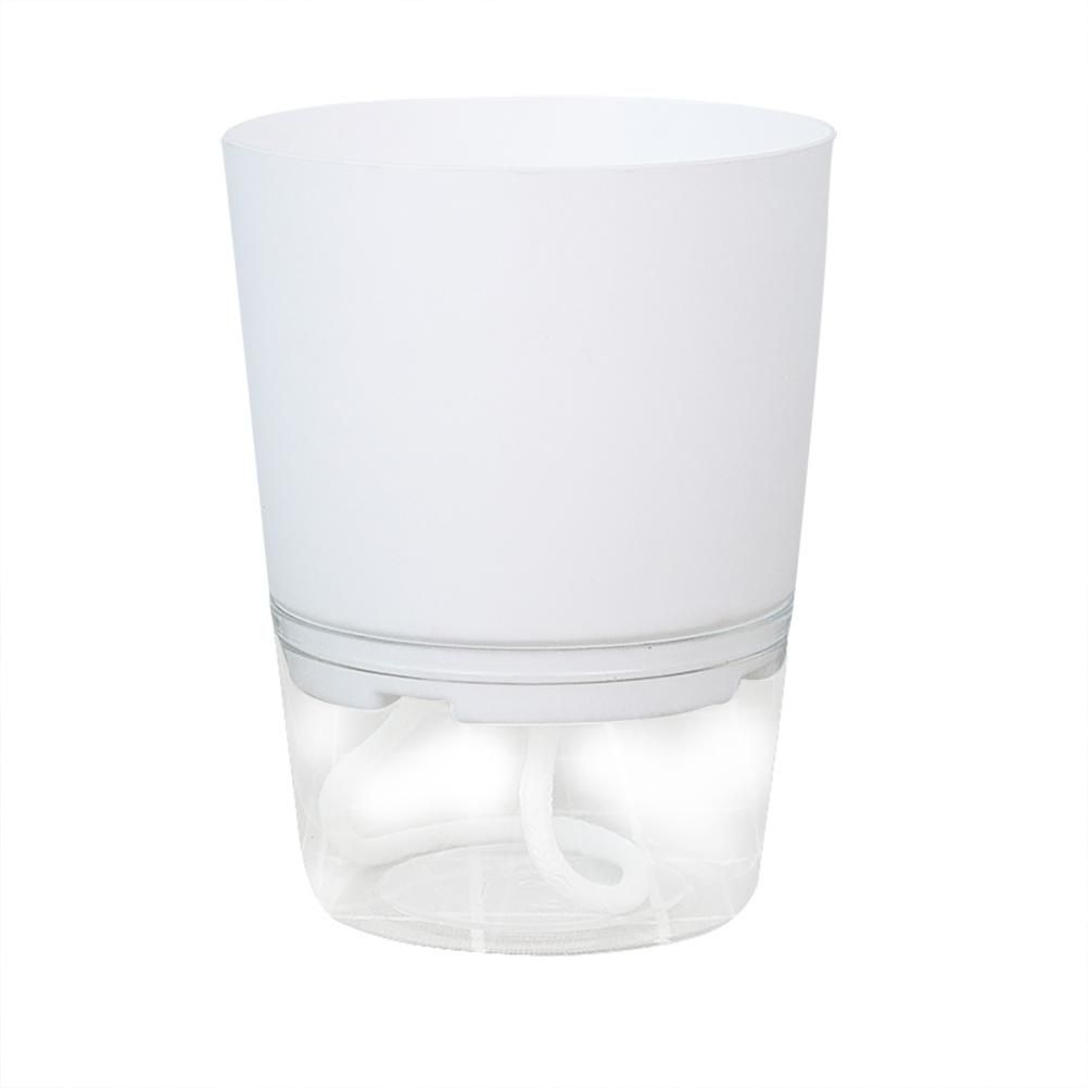 Automatic Self Watering Flower Pot Double Layer Design Water Storage Planter for Office Home Gardening - Image 1
