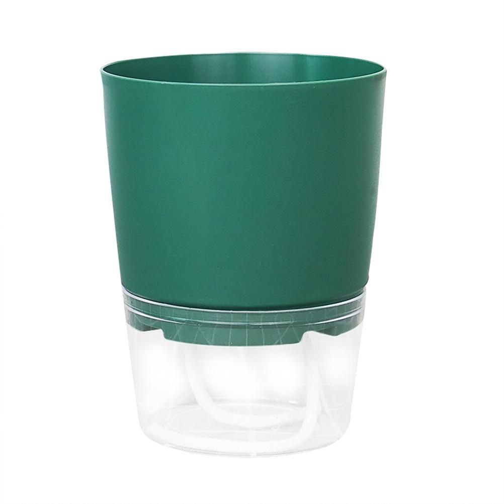 Automatic Self Watering Flower Pot Double Layer Design Water Storage Planter for Office Home Gardening - Image 4