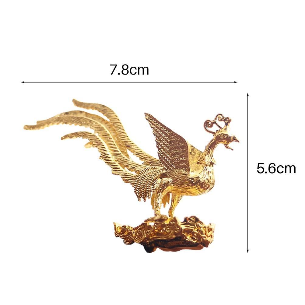 Antique Gold Phoenix Incense Incense Stick Holder Zinc Alloy Aromatherapy Furnace Home Decor - Image 6