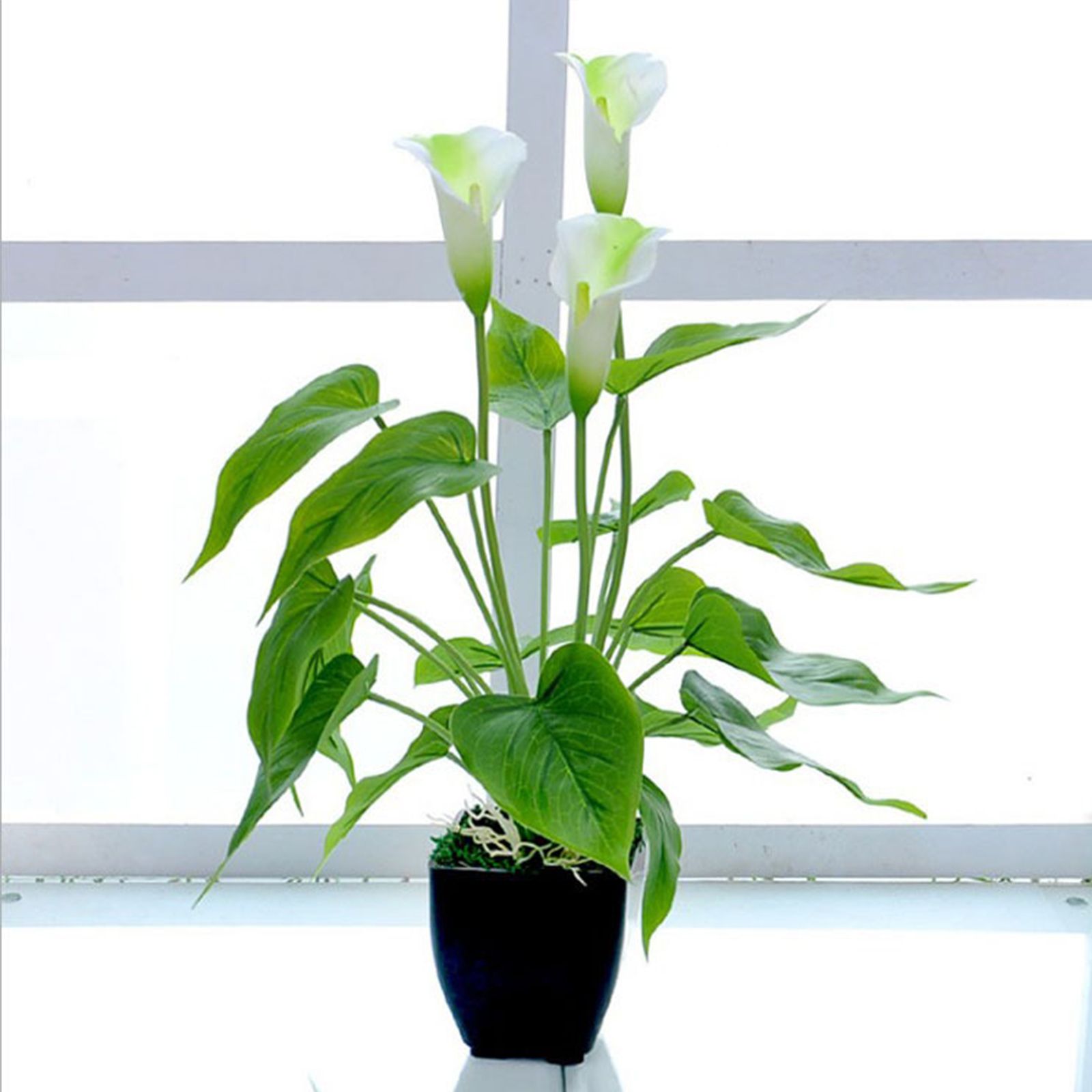 Artificial Flower Living Room Decorative Flowers Plastic Flowers Simulation Potted Plant Ornaments Fake Flower - Image 2