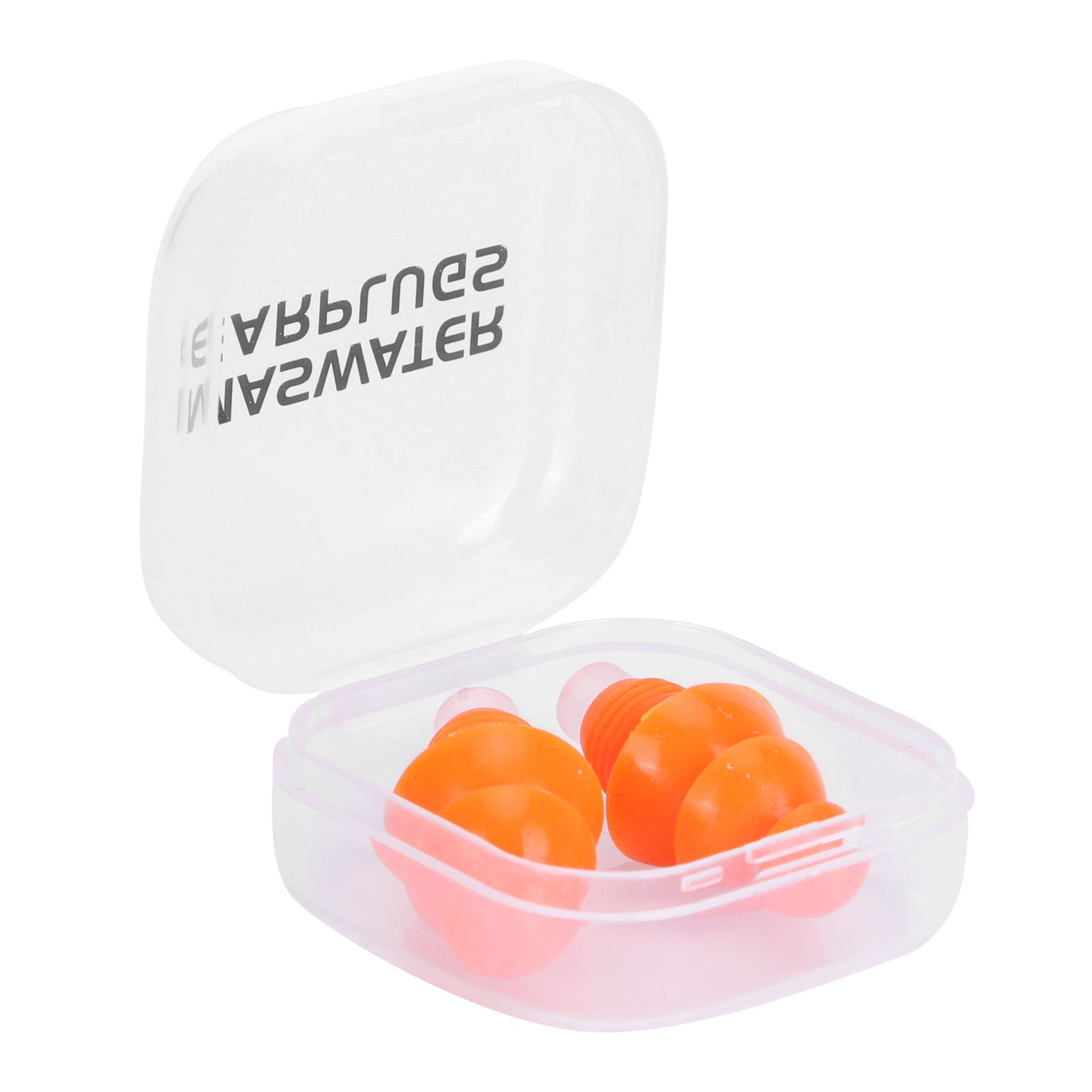 Reusable Ear Plugs Waterproof Silicone Earplugs Noise Reduction for Swimming Sleeping(Orange Box ) - Image 3