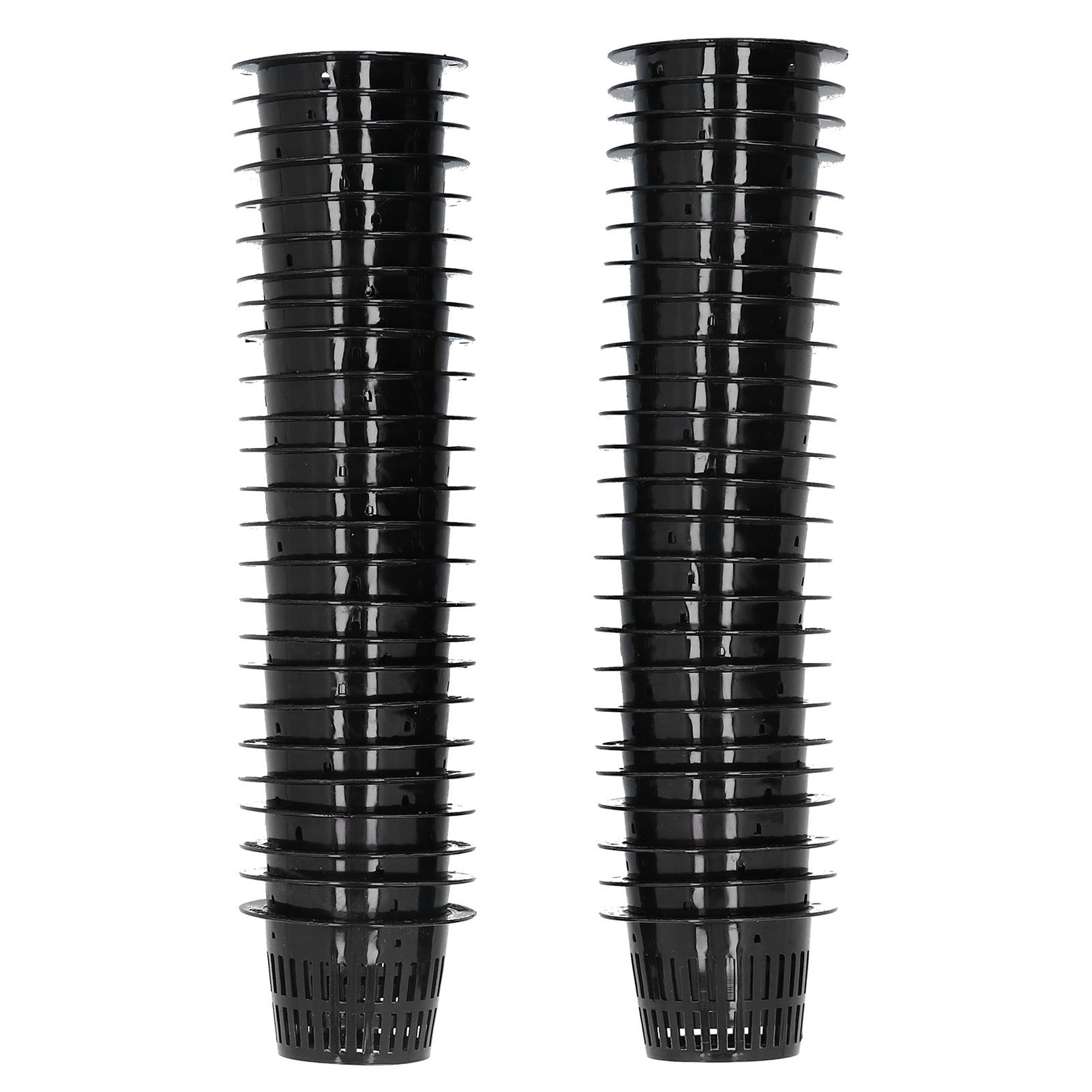 50PCS Planting Basket Mesh Pot Round Plant Grow Hydroponic Containers Root Fixer - Image 1