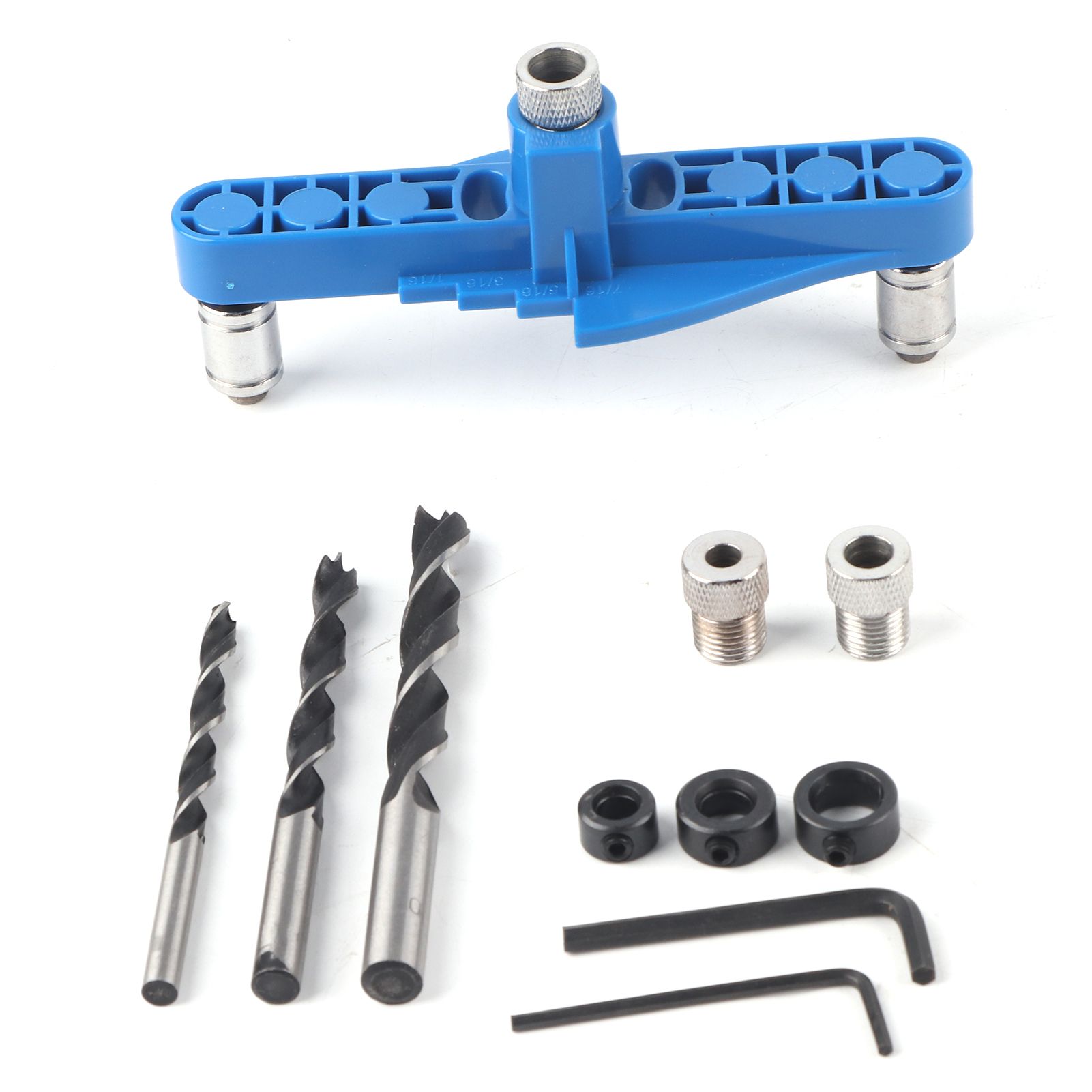 Dowel Jig Center Scriber Line Offset Systerm for Woodworking Drilling and Marking Tool - Image 1