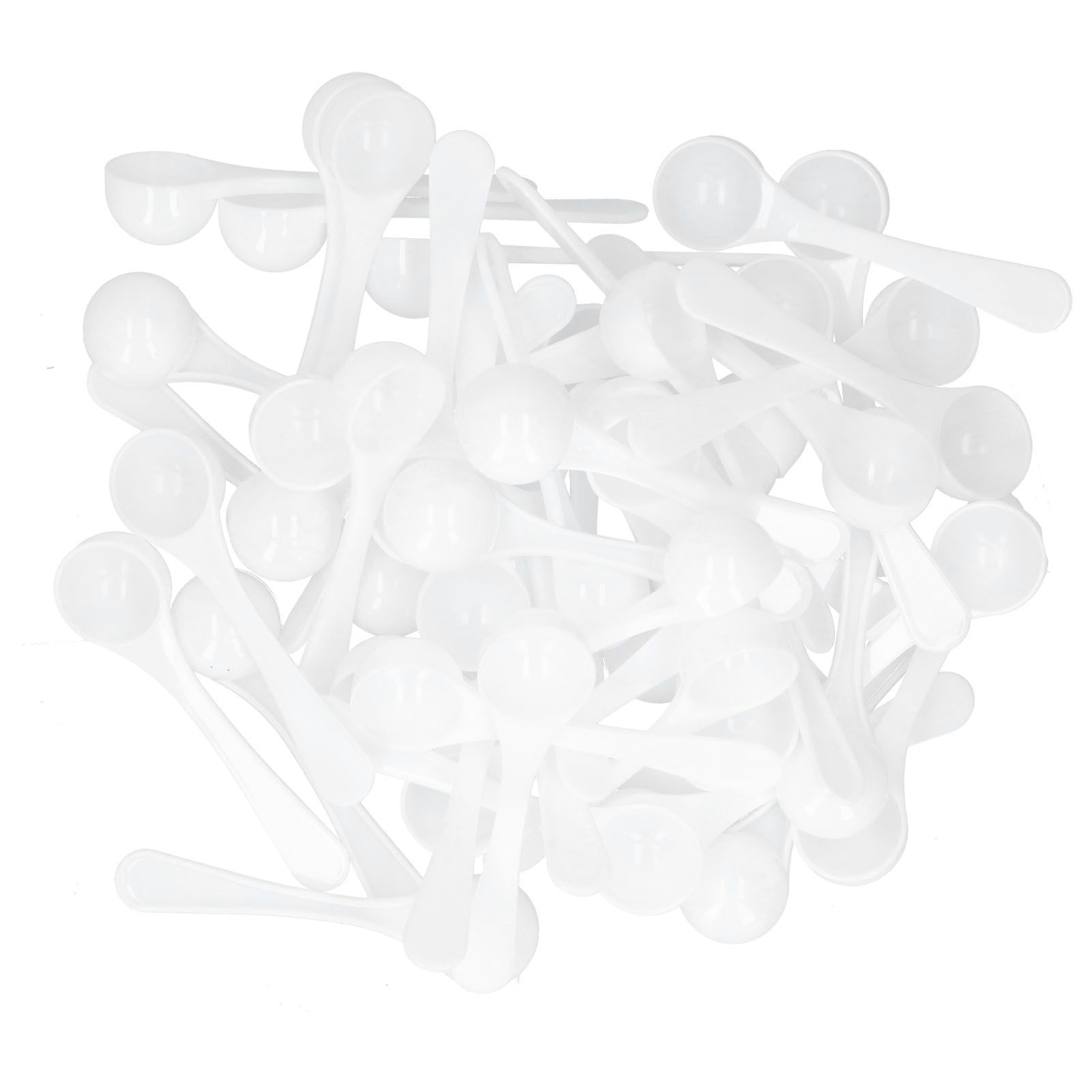 50PCS 5 ml Plastic Measuring Spoon Medicine Powder Fertilizer Scoop Gardening Supplies - Image 4