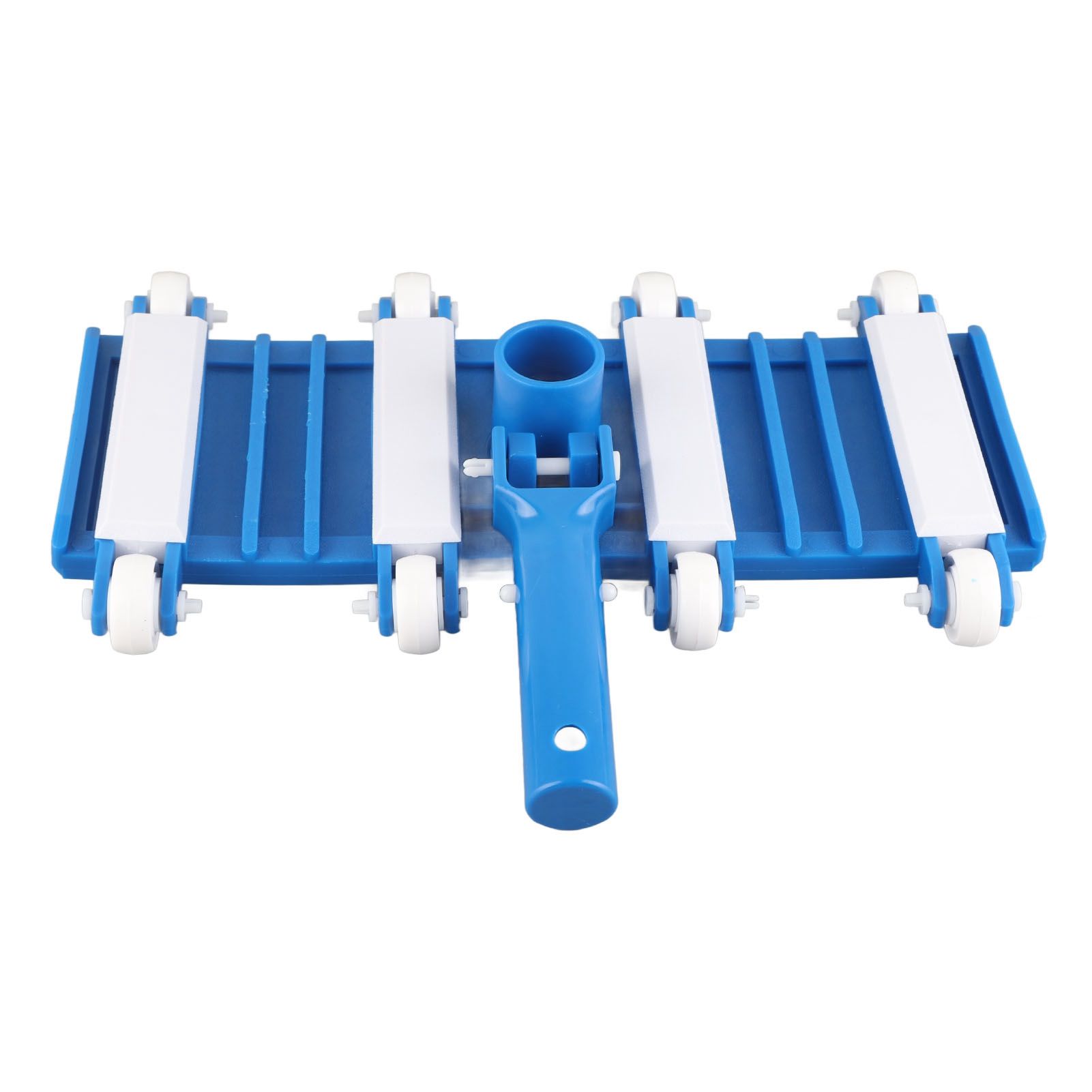 Swimming Pool Vacuum Head with Wheels Removable Adjustable Handle Cleaning Tools - Image 1