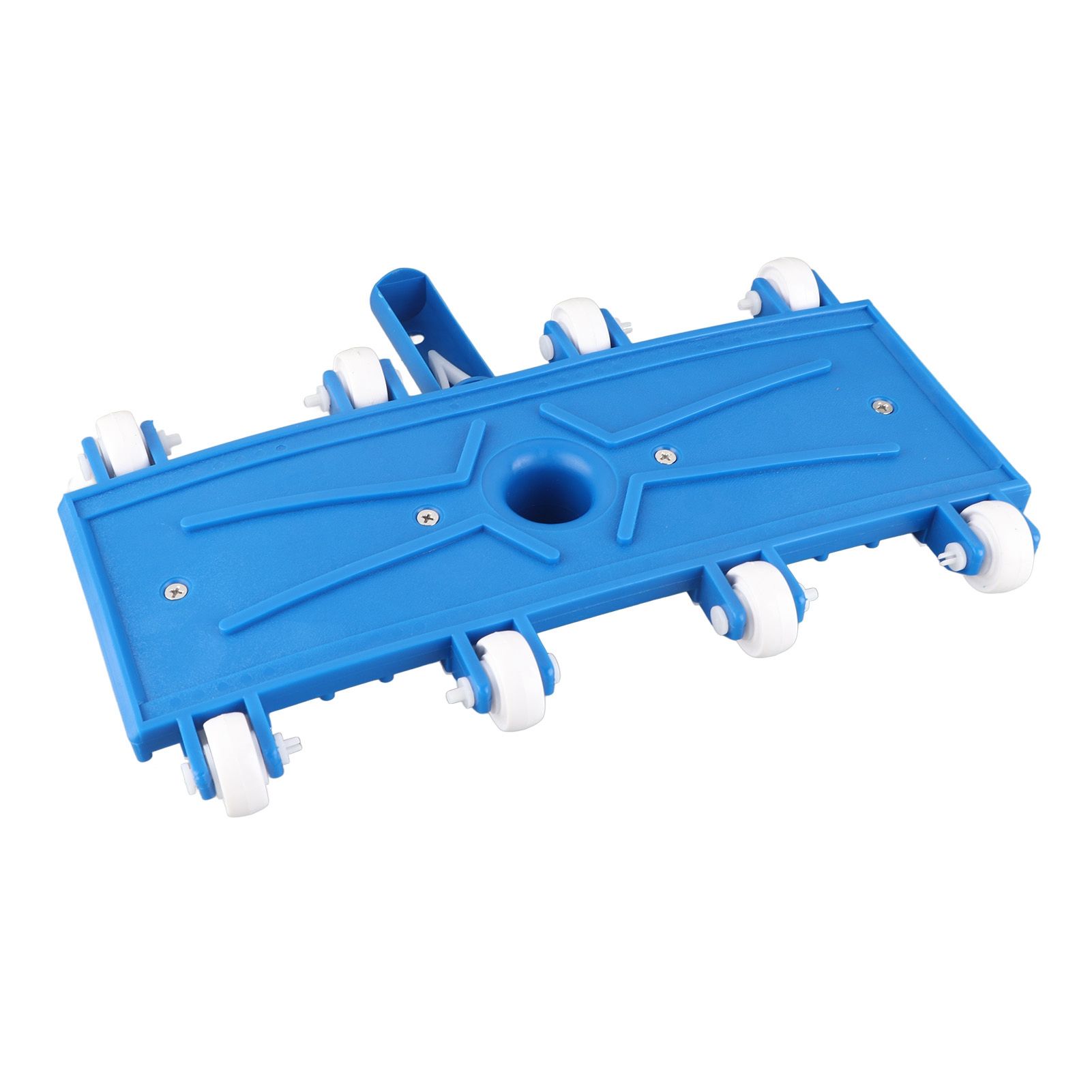 Swimming Pool Vacuum Head with Wheels Removable Adjustable Handle Cleaning Tools - Image 3