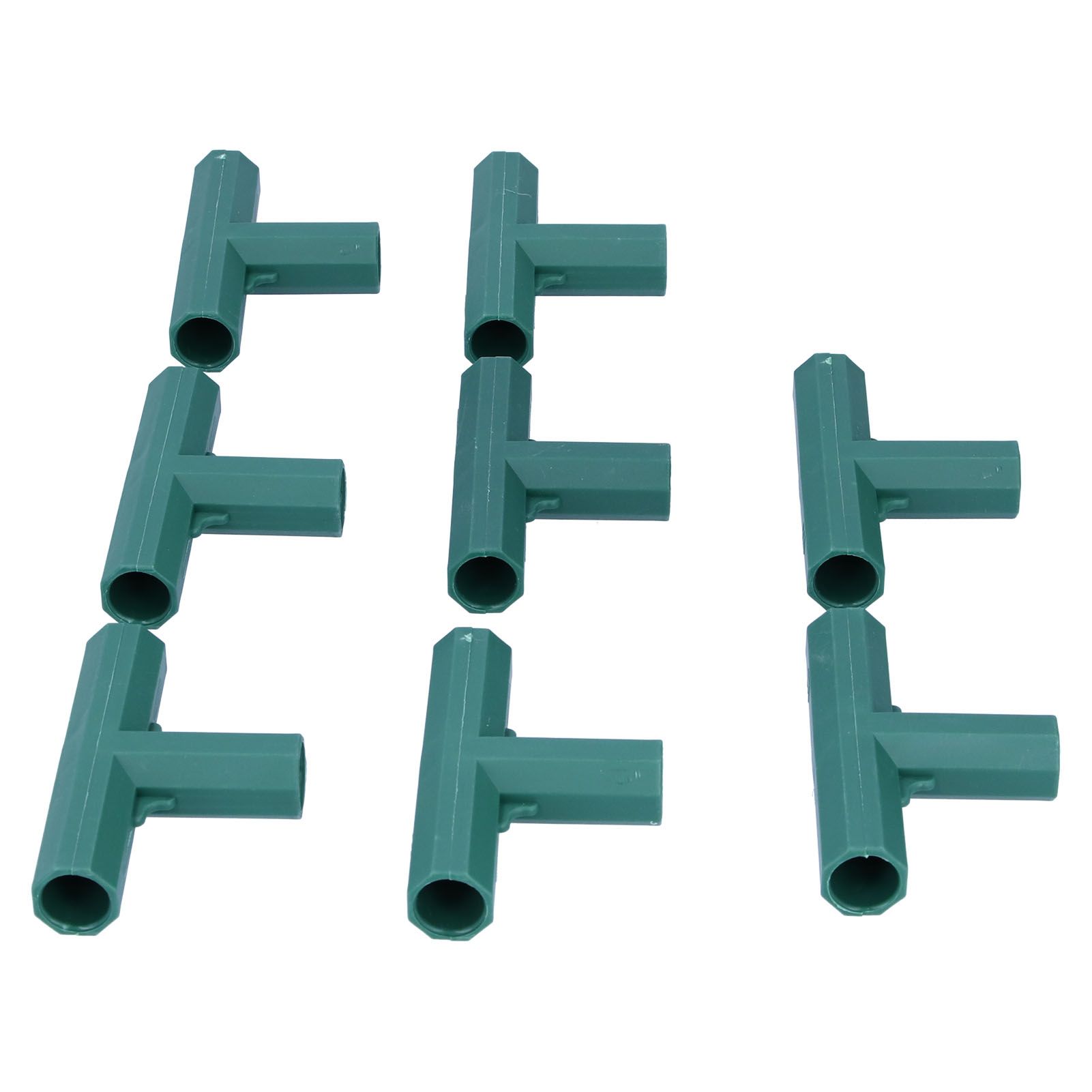 8Pcs T shape Connector DIY Plant Stake Joint Tee Adapter for 16mm Garden Plant Support - Image 4