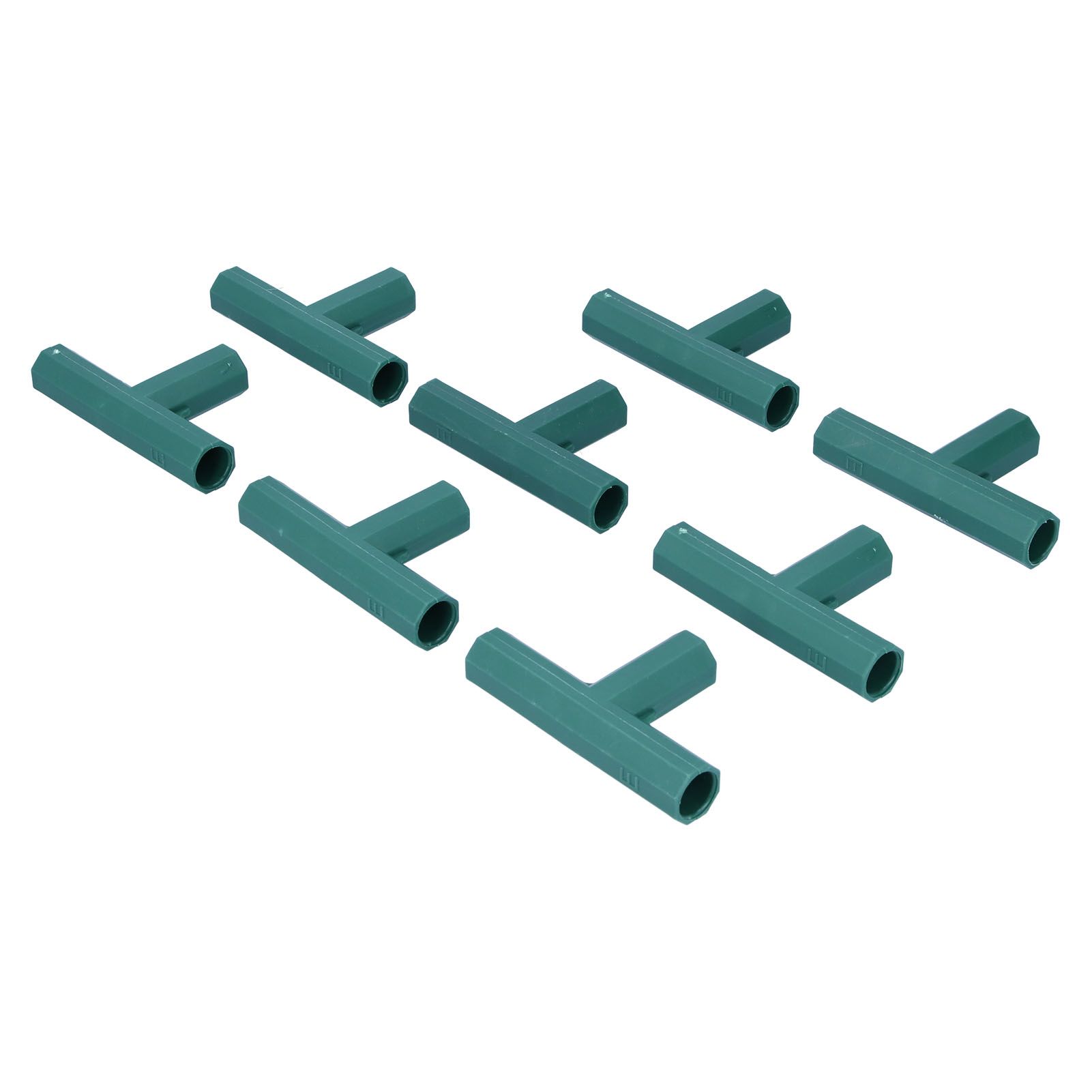 8Pcs T shape Connector DIY Plant Stake Joint Tee Adapter for 16mm Garden Plant Support - Image 5