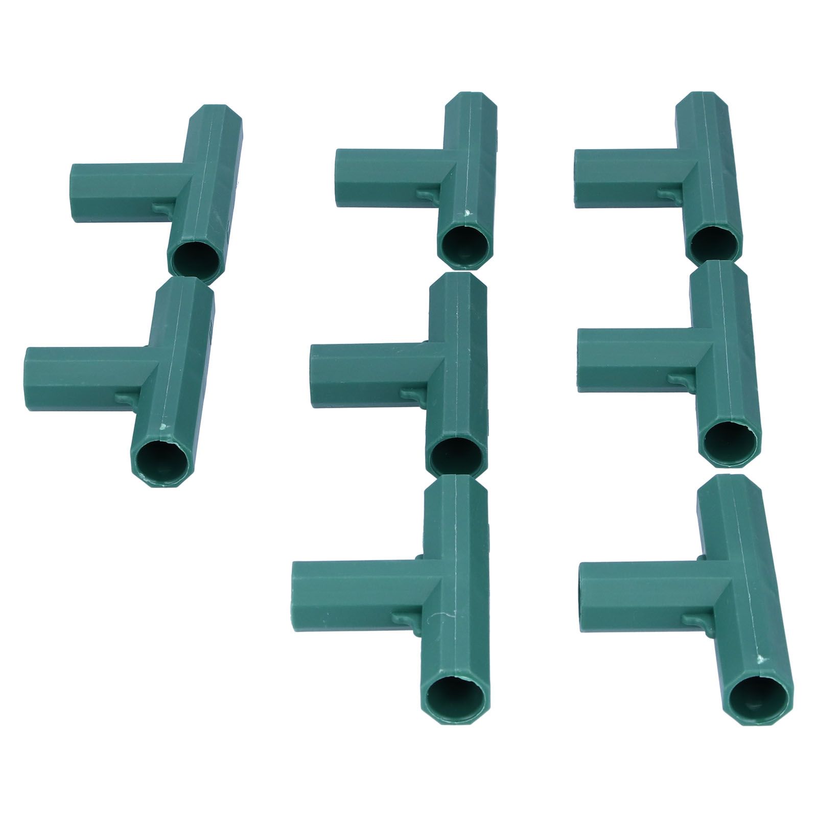 8Pcs T shape Connector DIY Plant Stake Joint Tee Adapter for 16mm Garden Plant Support - Image 7