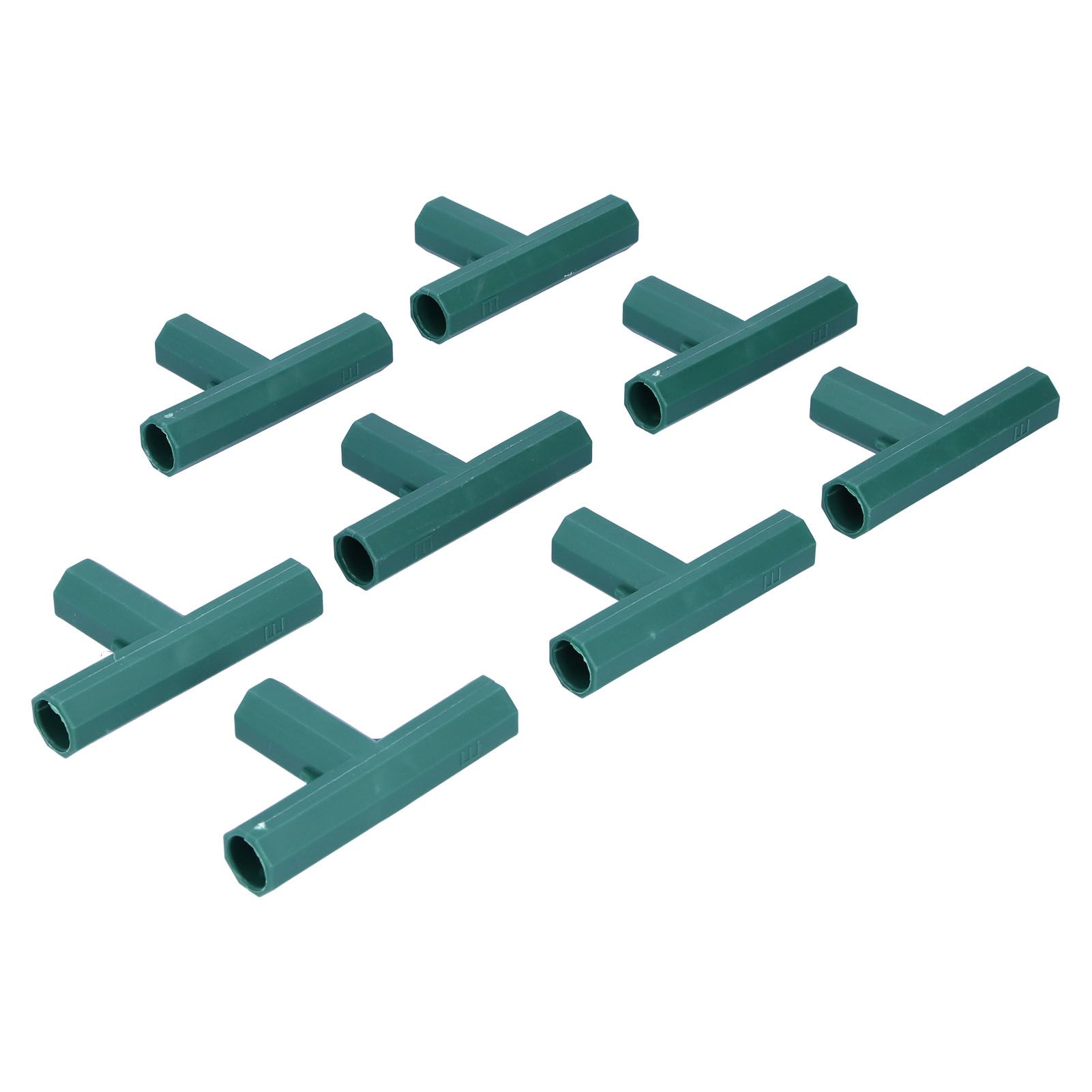 8Pcs T shape Connector DIY Plant Stake Joint Tee Adapter for 16mm Garden Plant Support - Image 8