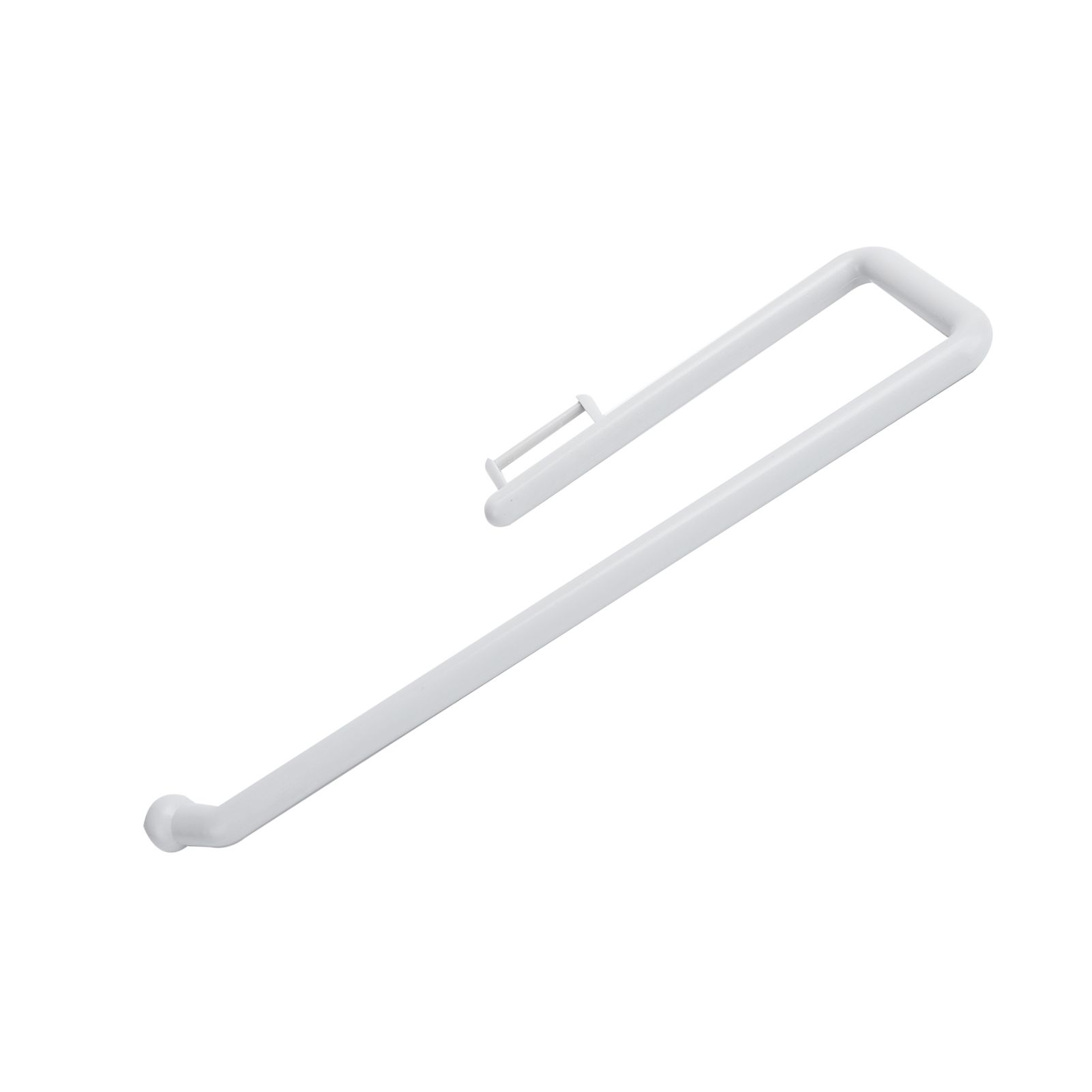Wall Mounted Paper Roll Holder Towel Hanger Toilet Paper Rack Bathroom Kitchen OrganizerWhite - Image 3