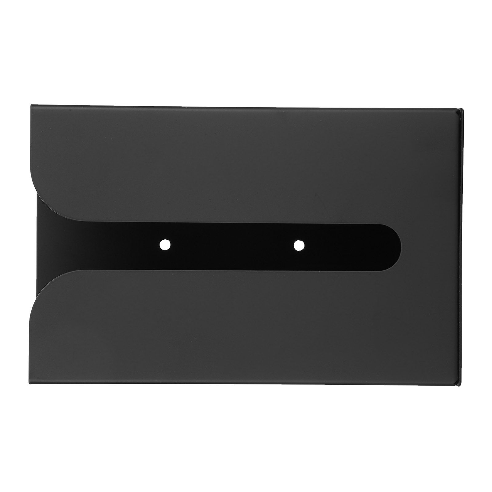 Black Tissue Box Holder Stand Wall Mount Napkin Organizer for Kitchen Bathroom Toilet - Image 2