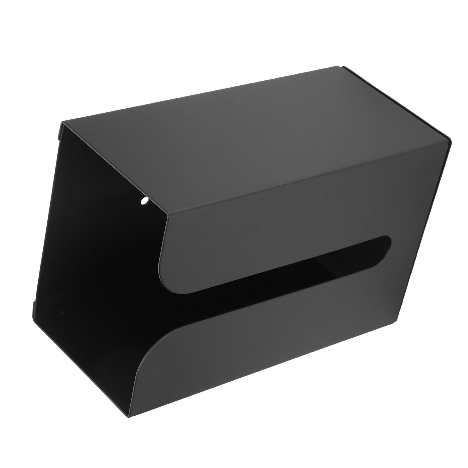 Black Tissue Box Holder Stand Wall Mount Napkin Organizer for Kitchen Bathroom Toilet - Image 5