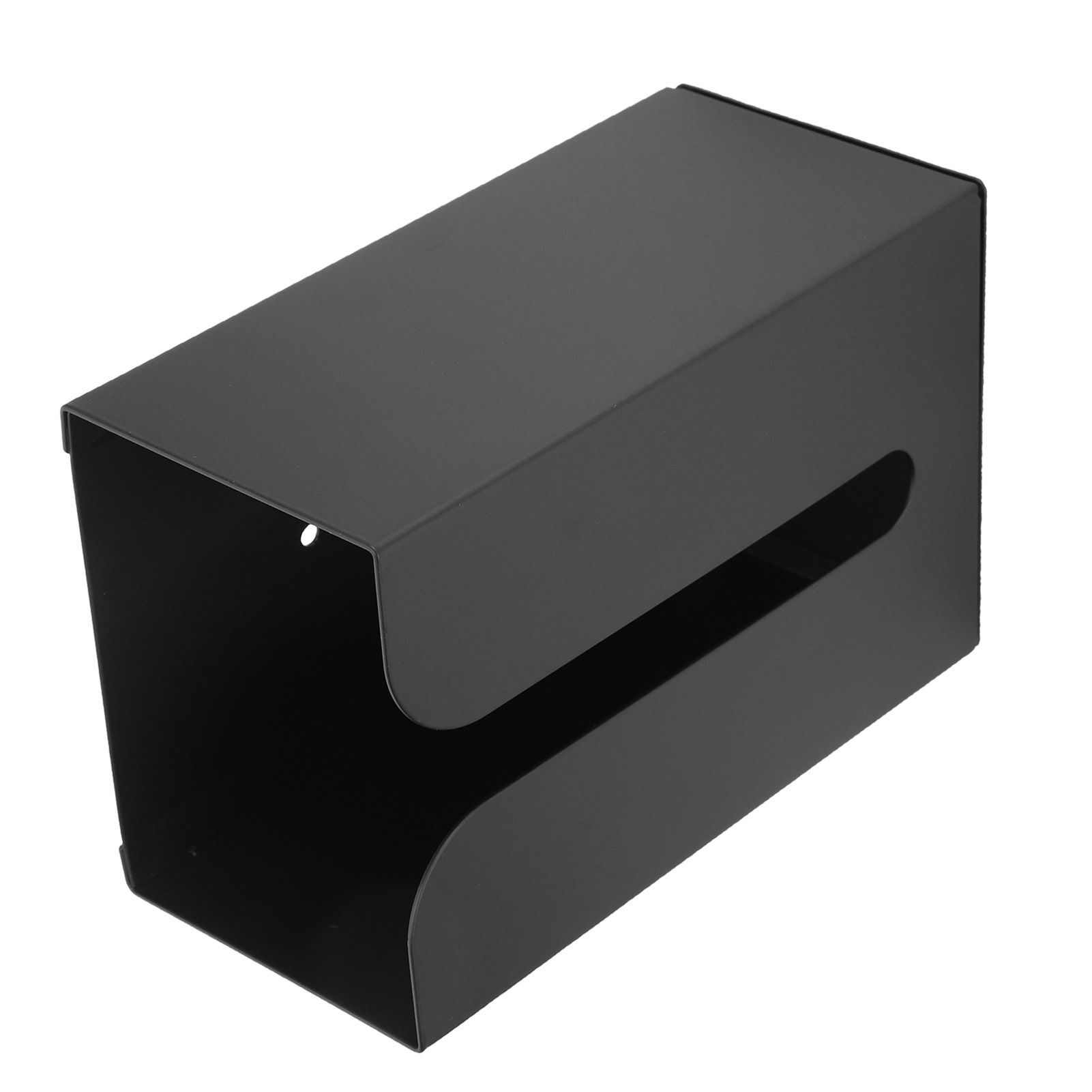 Black Tissue Box Holder Stand Wall Mount Napkin Organizer for Kitchen Bathroom Toilet - Image 6