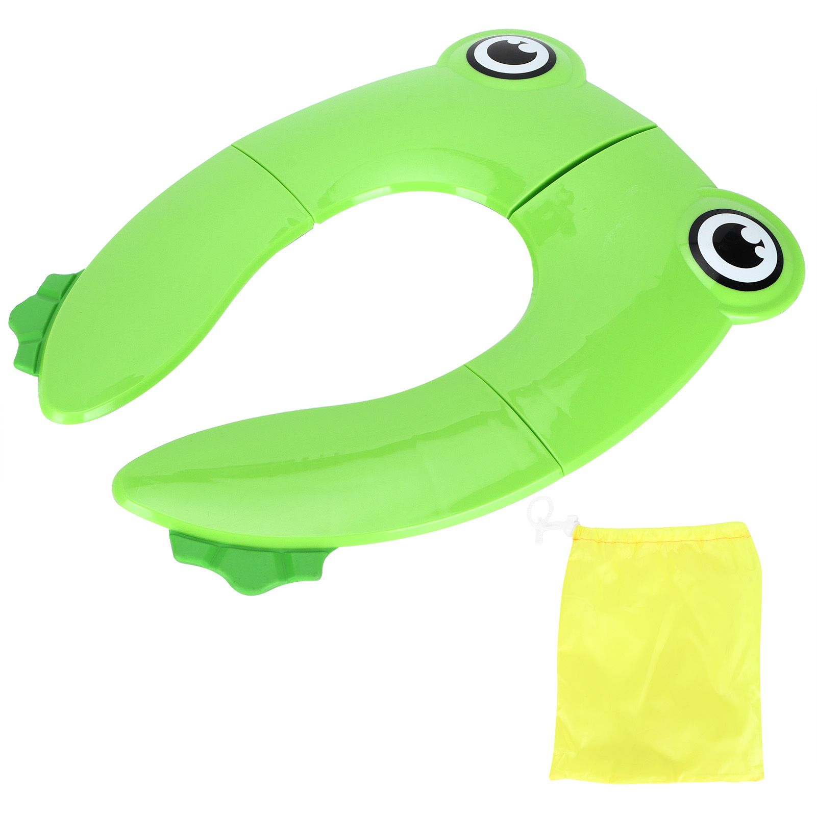 Folding Potty Seat Pad Portable Baby Toddler Toilet Training Seat Non Slip Pad for Travel(Green ) - Image 1