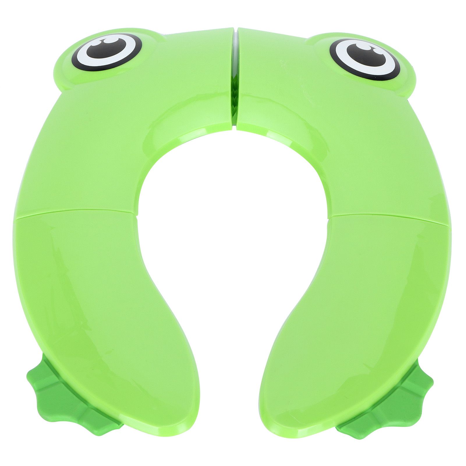Folding Potty Seat Pad Portable Baby Toddler Toilet Training Seat Non Slip Pad for Travel(Green ) - Image 2