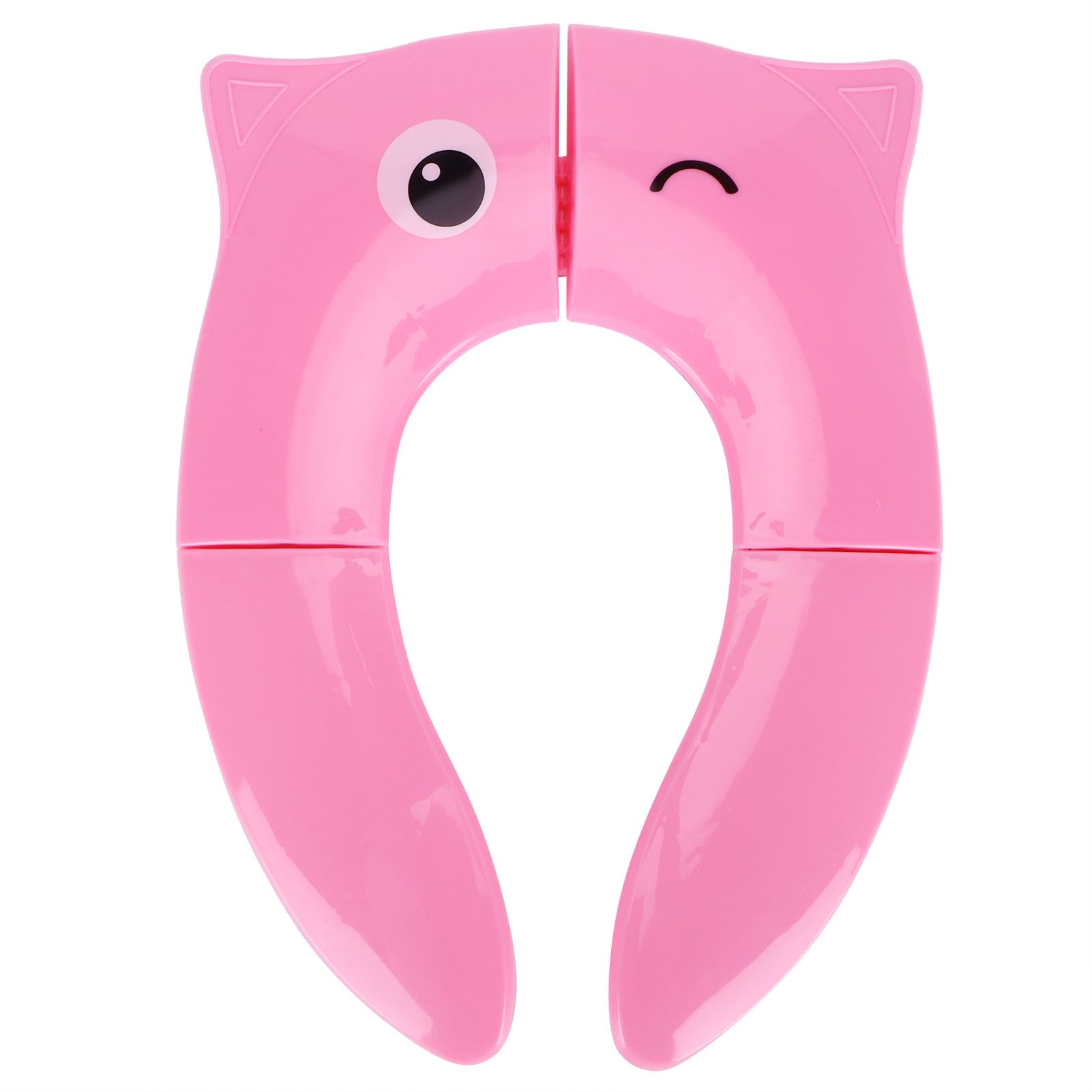 Folding Potty Seat Pad Portable Baby Toddler Toilet Training Seat Non Slip Pad for Travel(Pink ) - Image 5