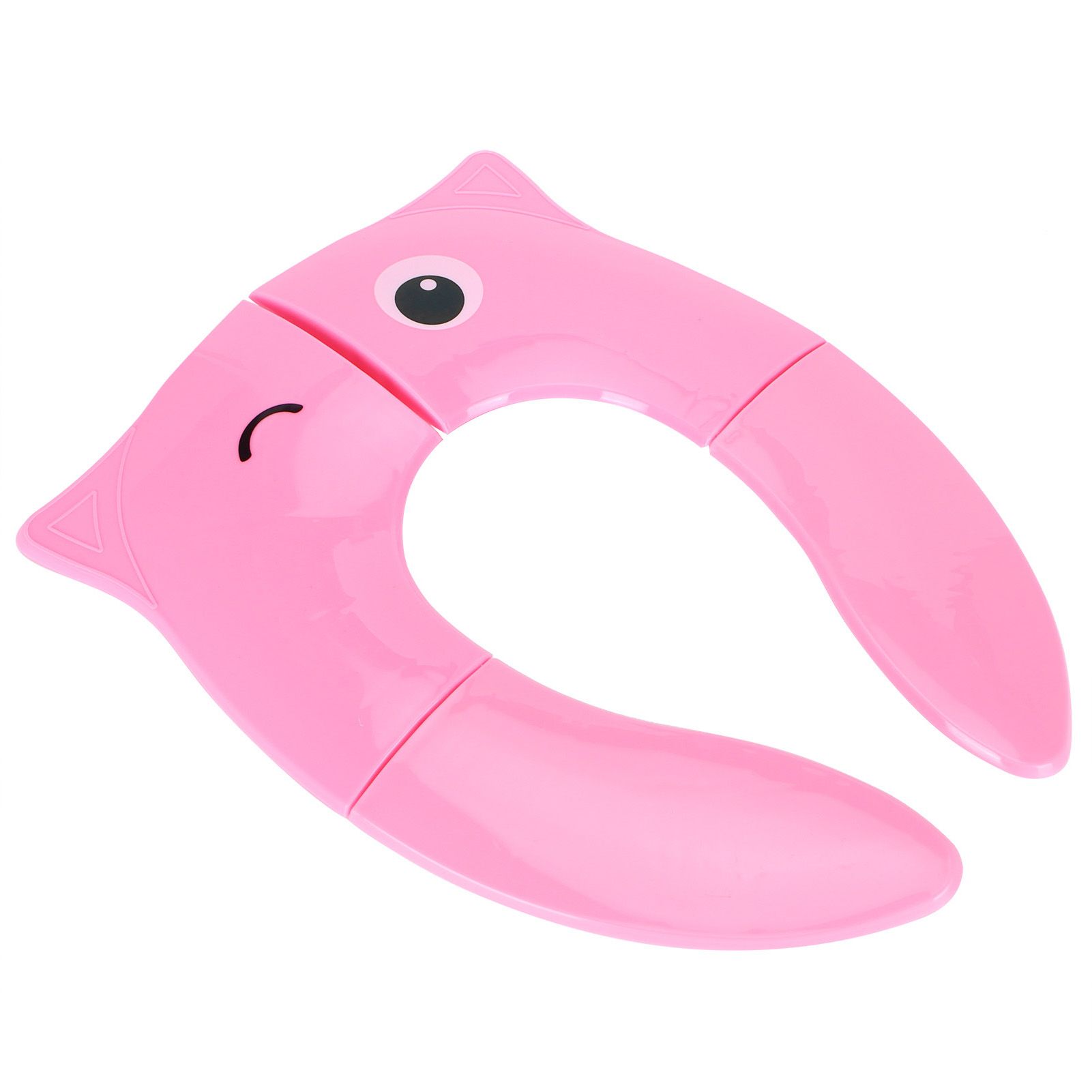 Folding Potty Seat Pad Portable Baby Toddler Toilet Training Seat Non Slip Pad for Travel(Pink ) - Image 8