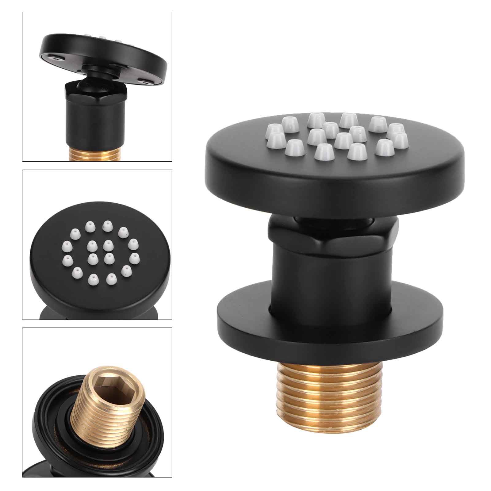 G1/2 Shower Sprayer Adjustable Rotatable Wall Mounted Massage Spray Jet Bathroom Supply - Image 7