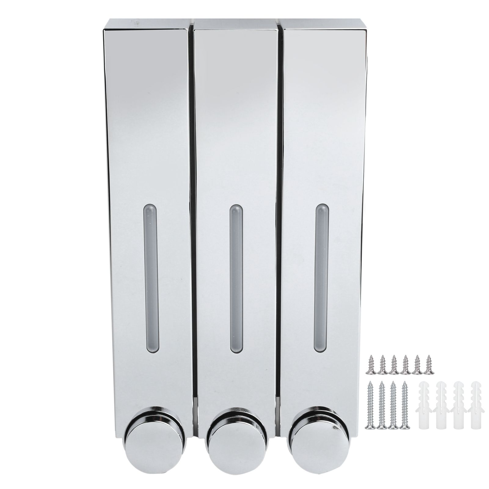 Liquid Soap Dispenser Wall Mounted Shampoo Shower Gel Container for Bathroom Kitchen - Image 1