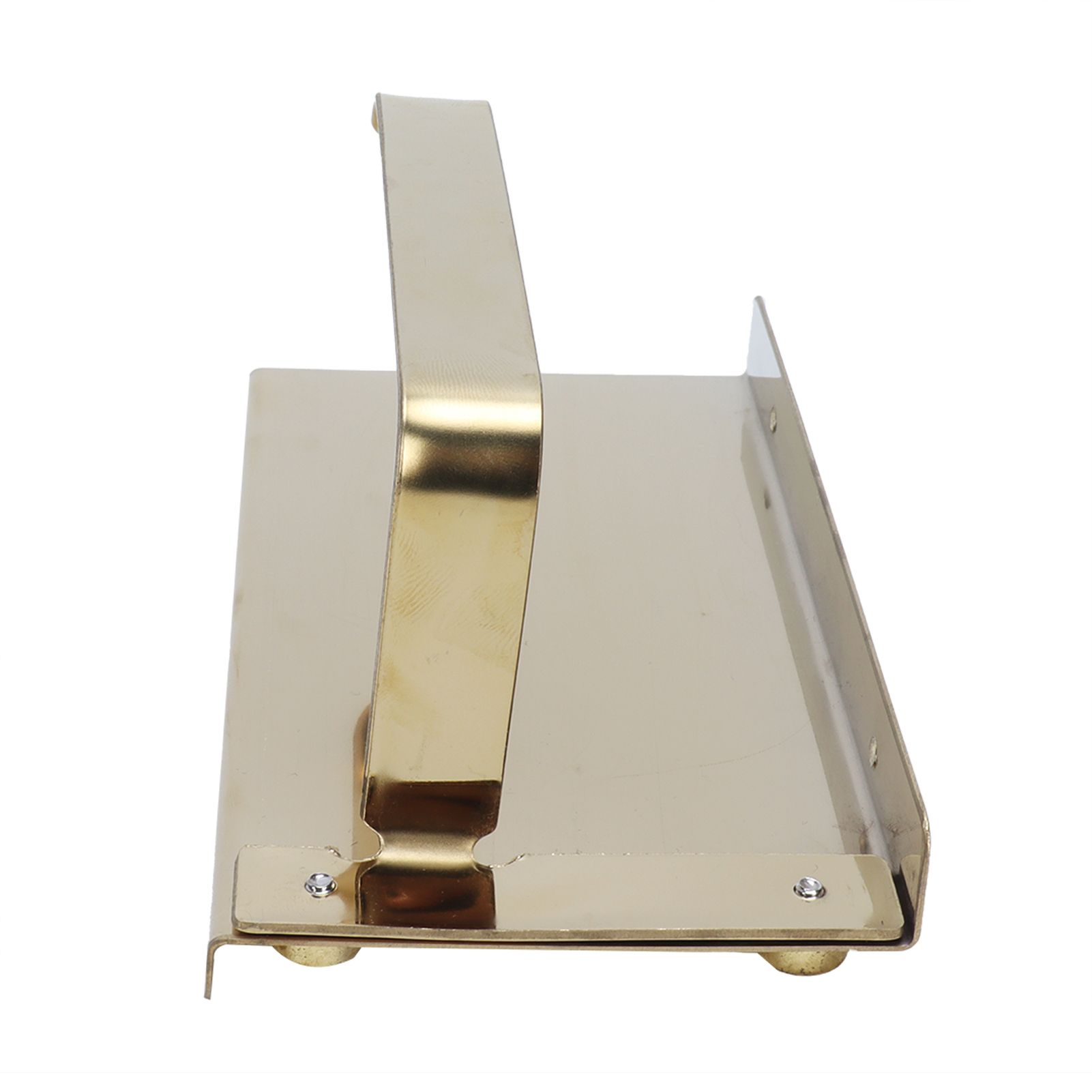 Golden Stainless Steel Roll Paper Shelf Bathroom Toilet Paper Holder Rack for Home - Image 2
