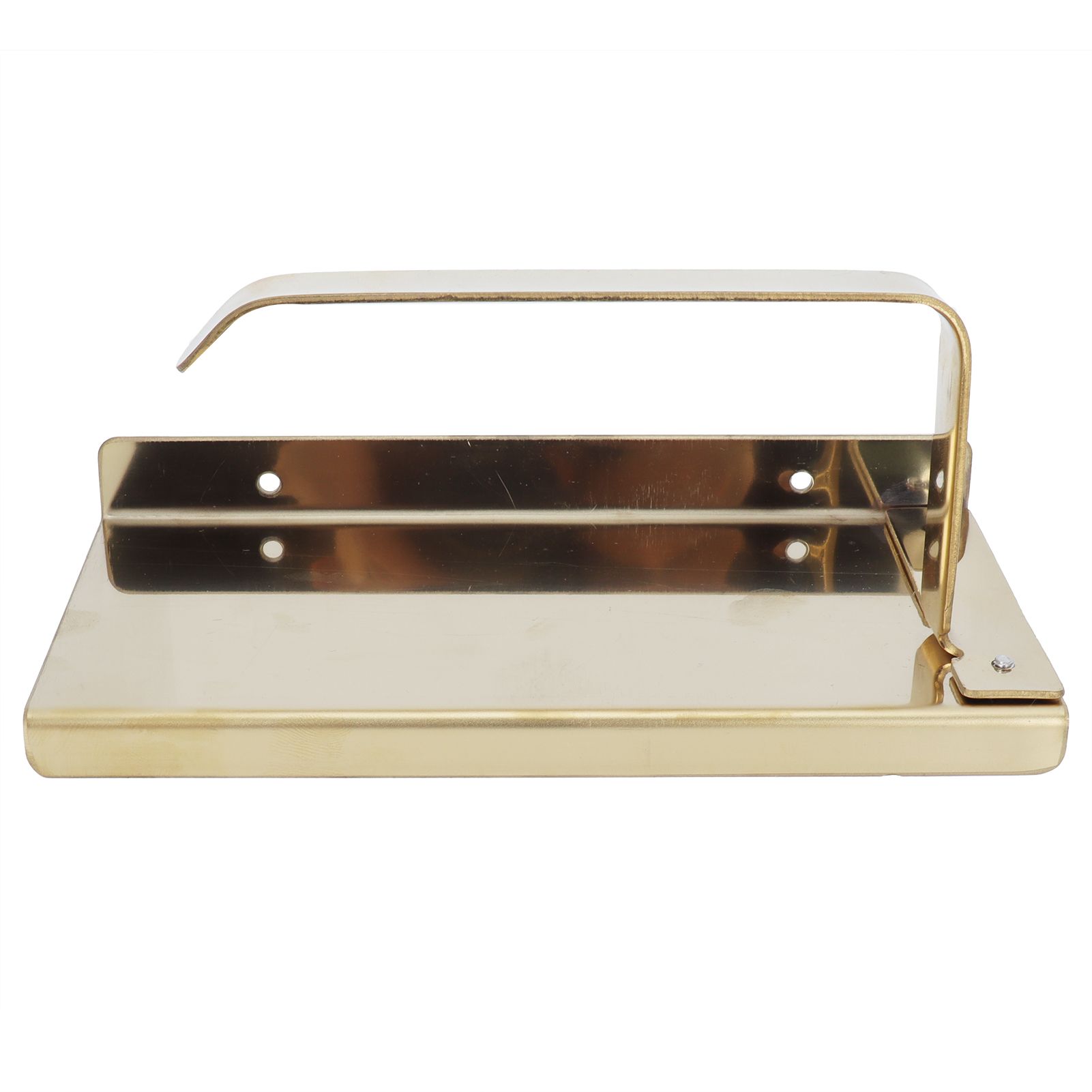 Golden Stainless Steel Roll Paper Shelf Bathroom Toilet Paper Holder Rack for Home - Image 8