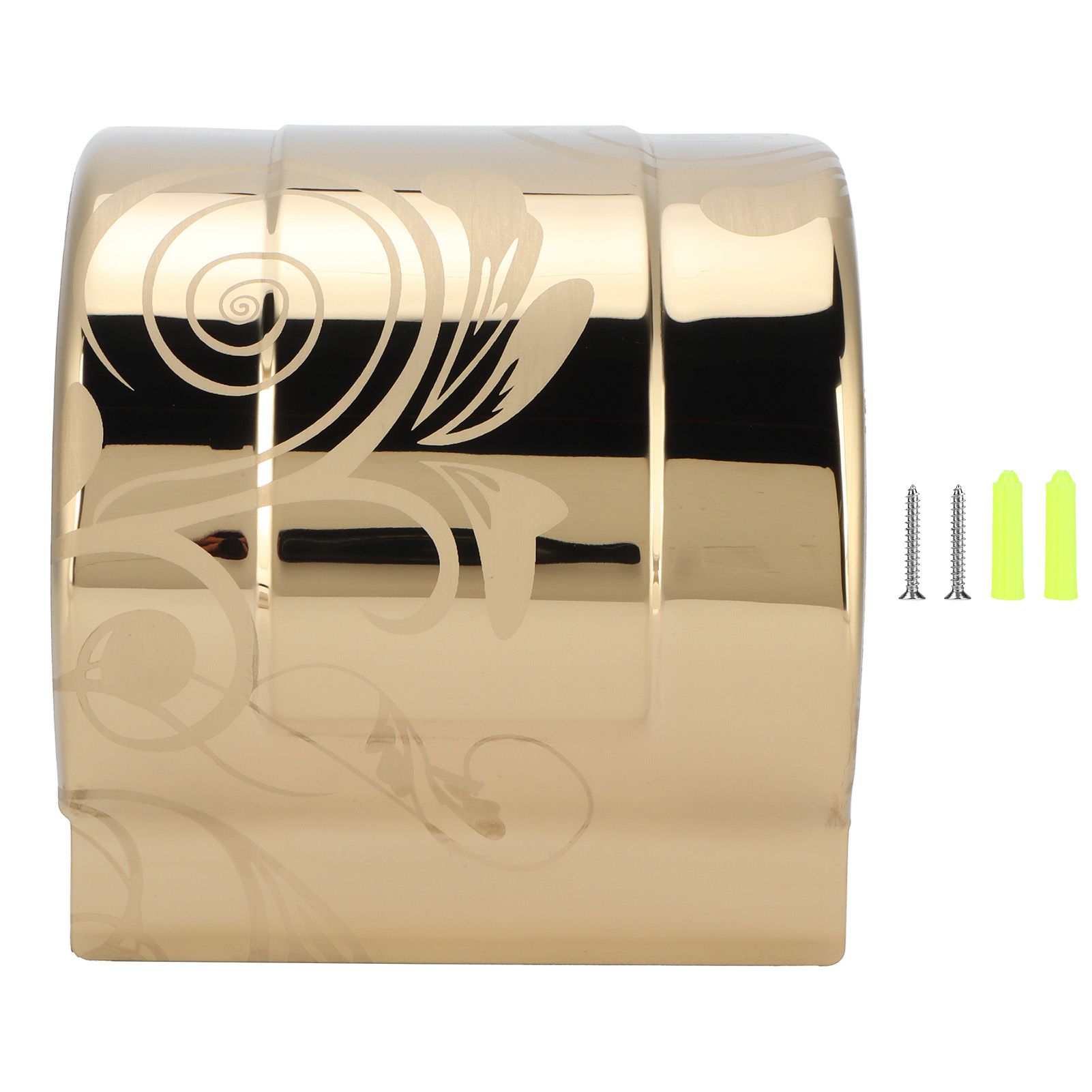 Toilet Paper Holder Golden Stainless Steel Waterproof Bathroom Roll Paper Rack for Bathroom - Image 1