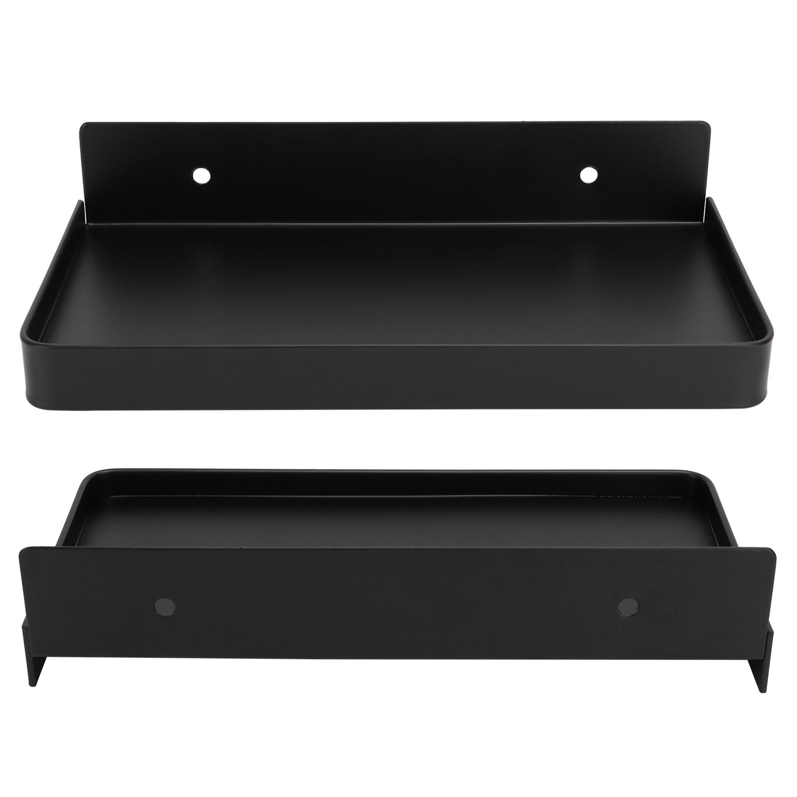 Bathroom Phone Holder Wall Mounted Thick Phone Storage Shelf Toilet Accessory 185x90mmBlack - Image 7