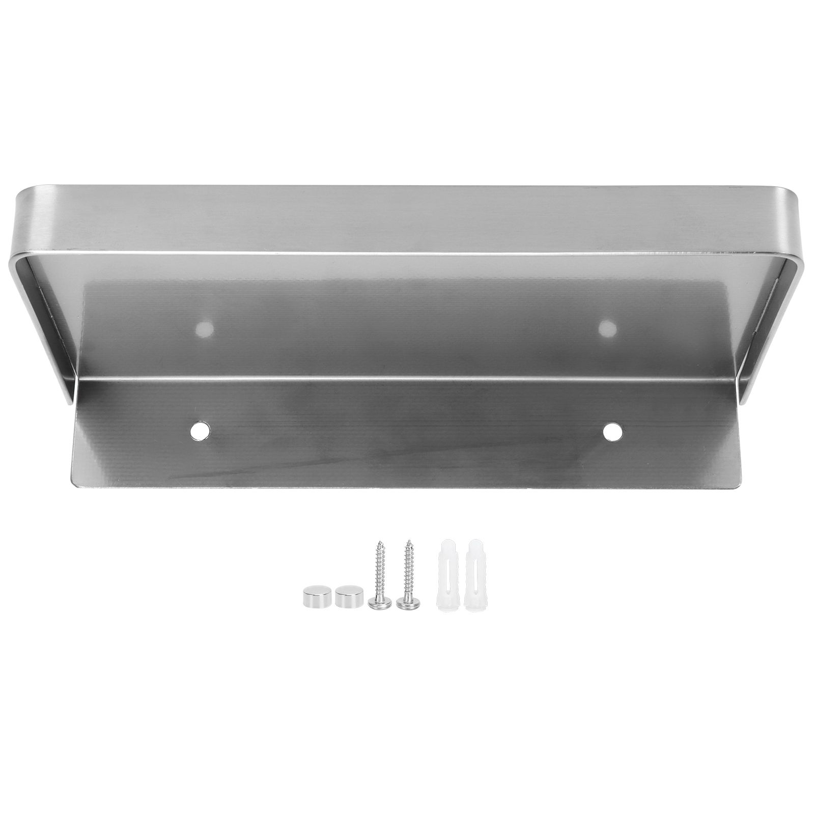 Bathroom Phone Holder Wall Mounted Thick Phone Storage Shelf Toilet Accessory 185x90mmBrushed - Image 1