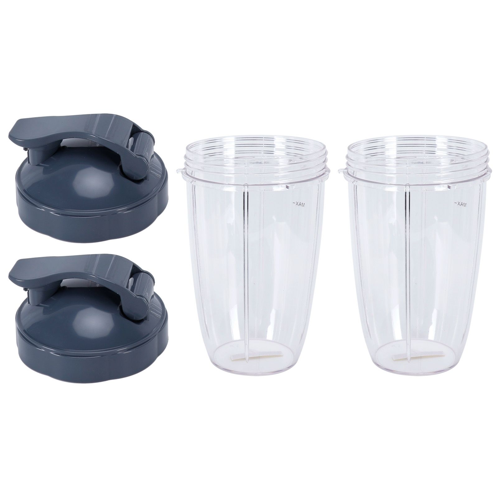24OZ Transparent Blender Cup Container Lid Set Replacement Fit for 600W/900W Juicer - Image 1
