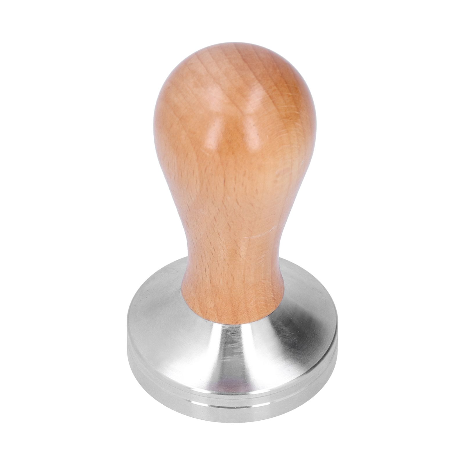 51mm Coffee Tamper Stainless Steel Coffee Powder Press Hammer with Wood Handle Tool - Image 2