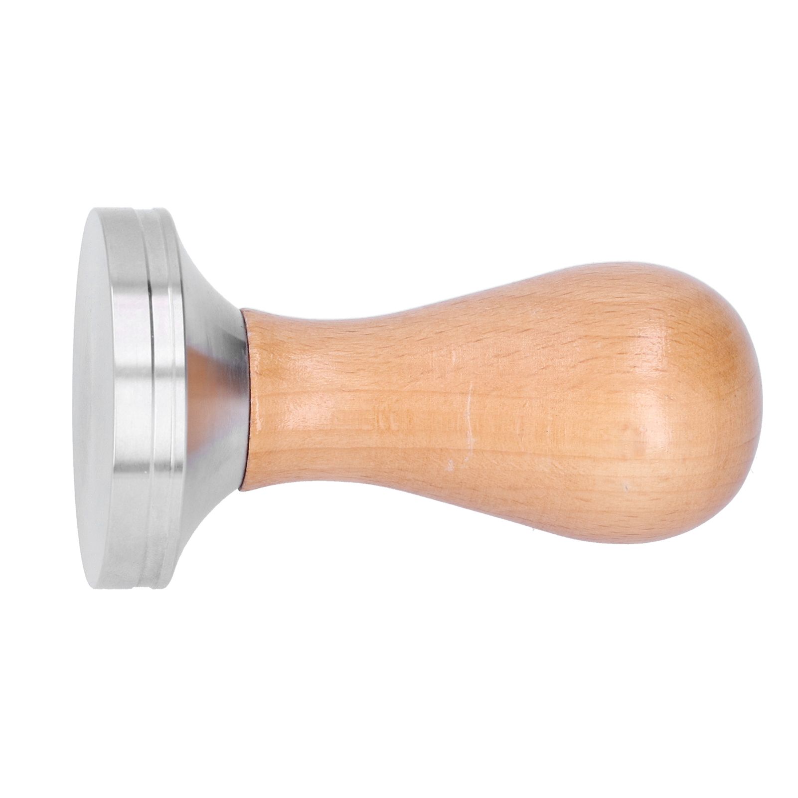 51mm Coffee Tamper Stainless Steel Coffee Powder Press Hammer with Wood Handle Tool - Image 5