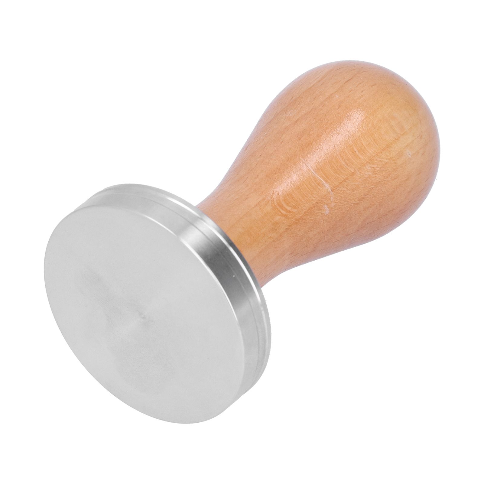 51mm Coffee Tamper Stainless Steel Coffee Powder Press Hammer with Wood Handle Tool - Image 6