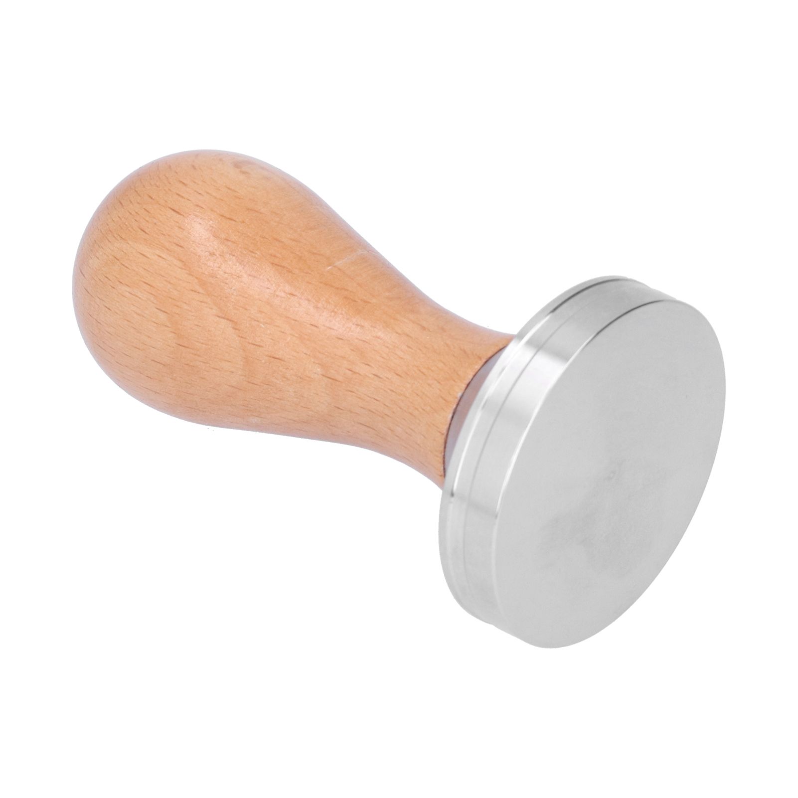 51mm Coffee Tamper Stainless Steel Coffee Powder Press Hammer with Wood Handle Tool - Image 7