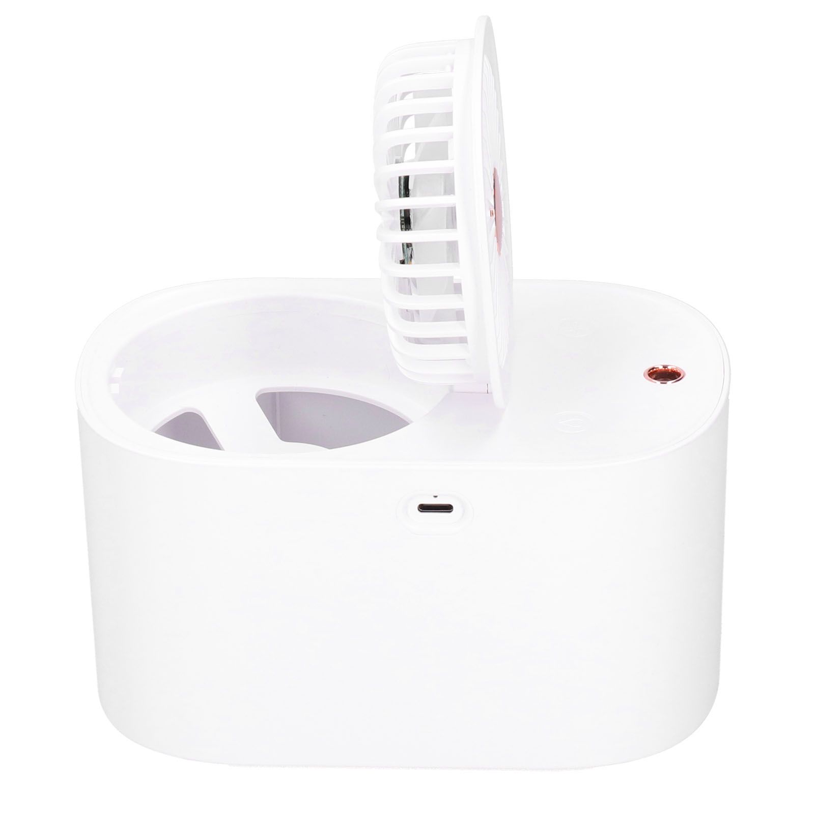 90 Degree Folding Electric Fan 2 in1 Portable Humidifying Electric Fan for Home OfficeWhite - Image 5