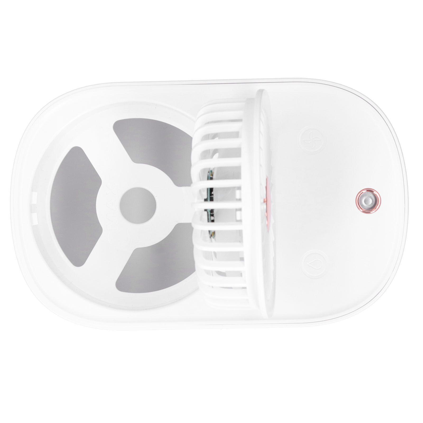 90 Degree Folding Electric Fan 2 in1 Portable Humidifying Electric Fan for Home OfficeWhite - Image 8
