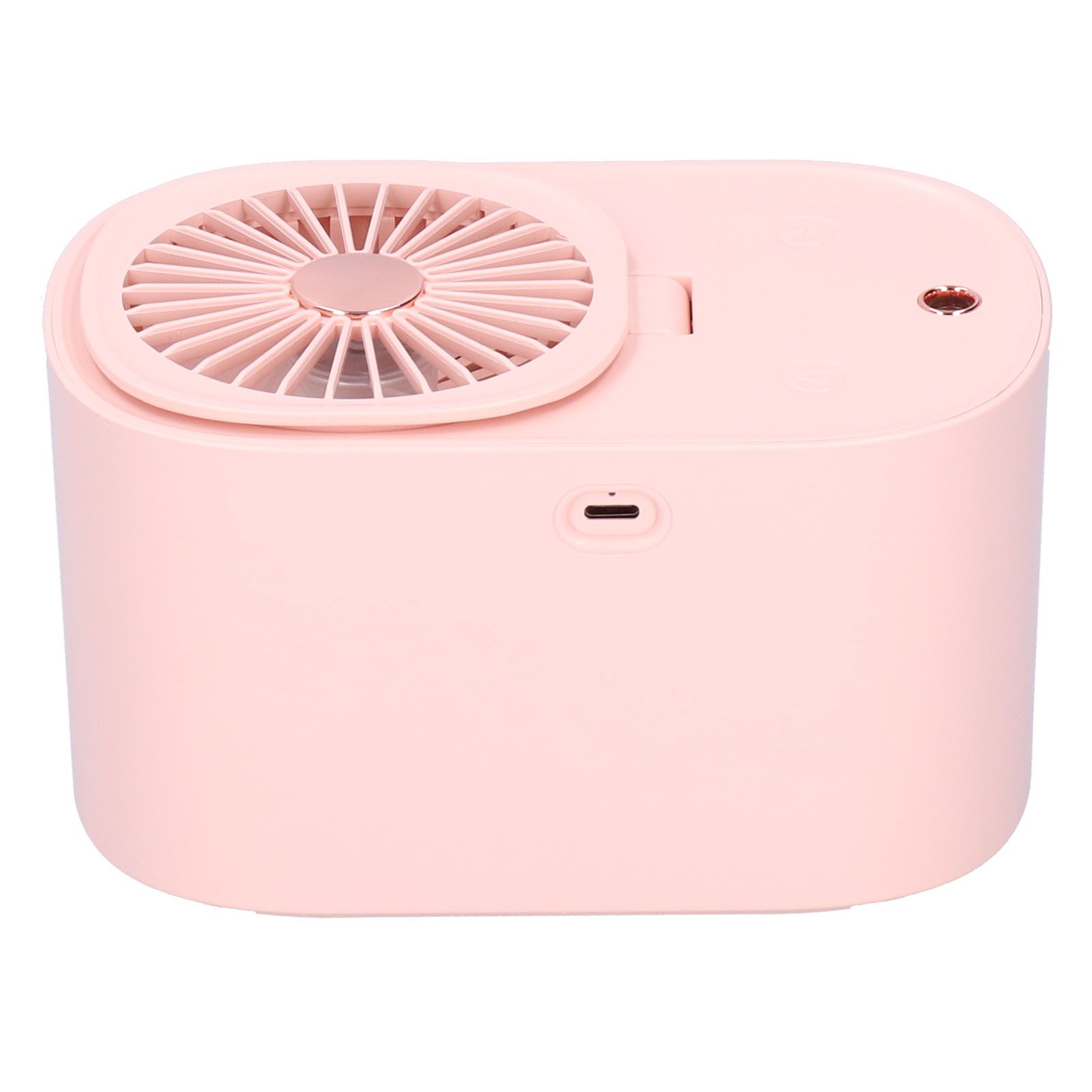 90 Degree Folding Electric Fan 2 in1 Portable Humidifying Electric Fan for Home OfficePink - Image 6