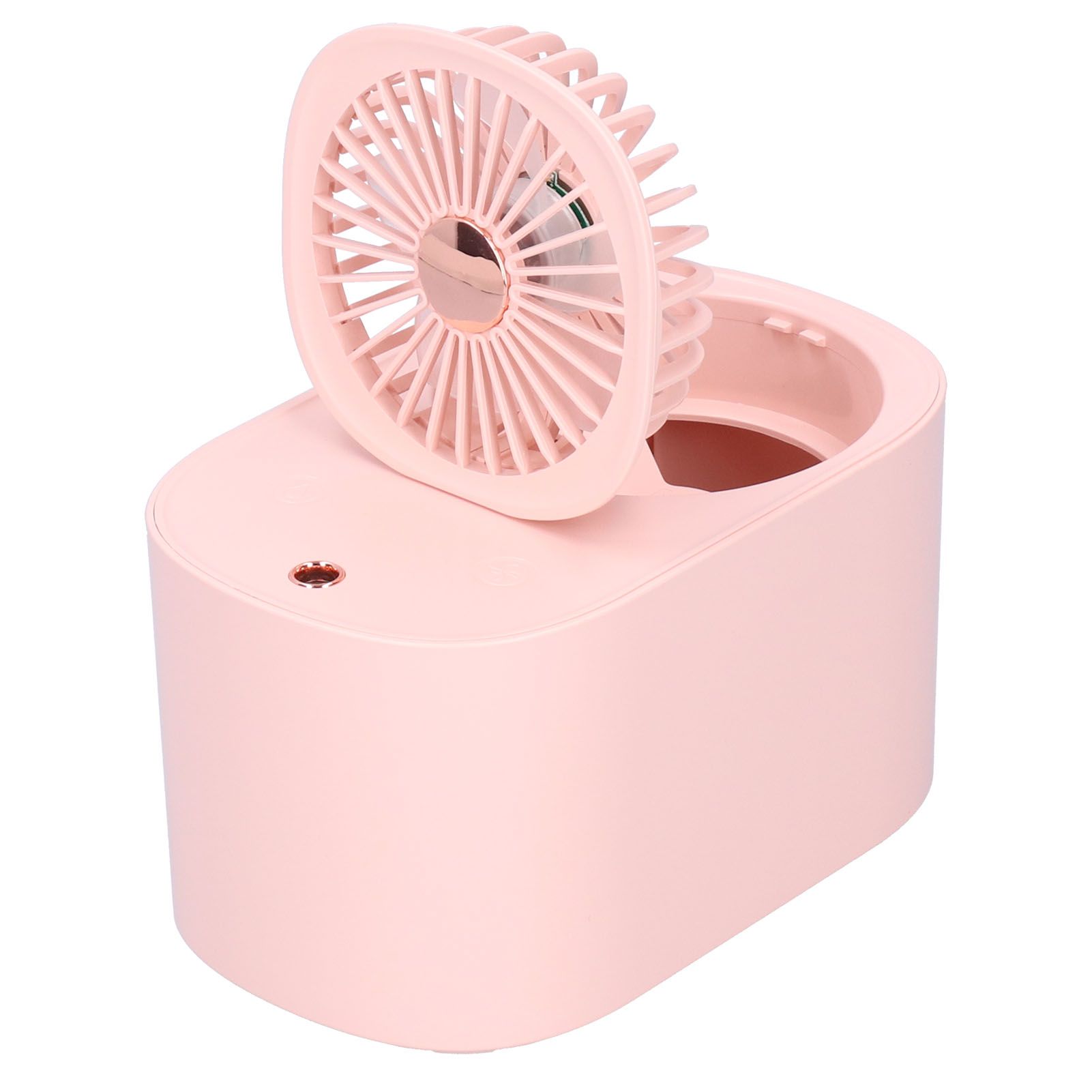 90 Degree Folding Electric Fan 2 in1 Portable Humidifying Electric Fan for Home OfficePink - Image 8