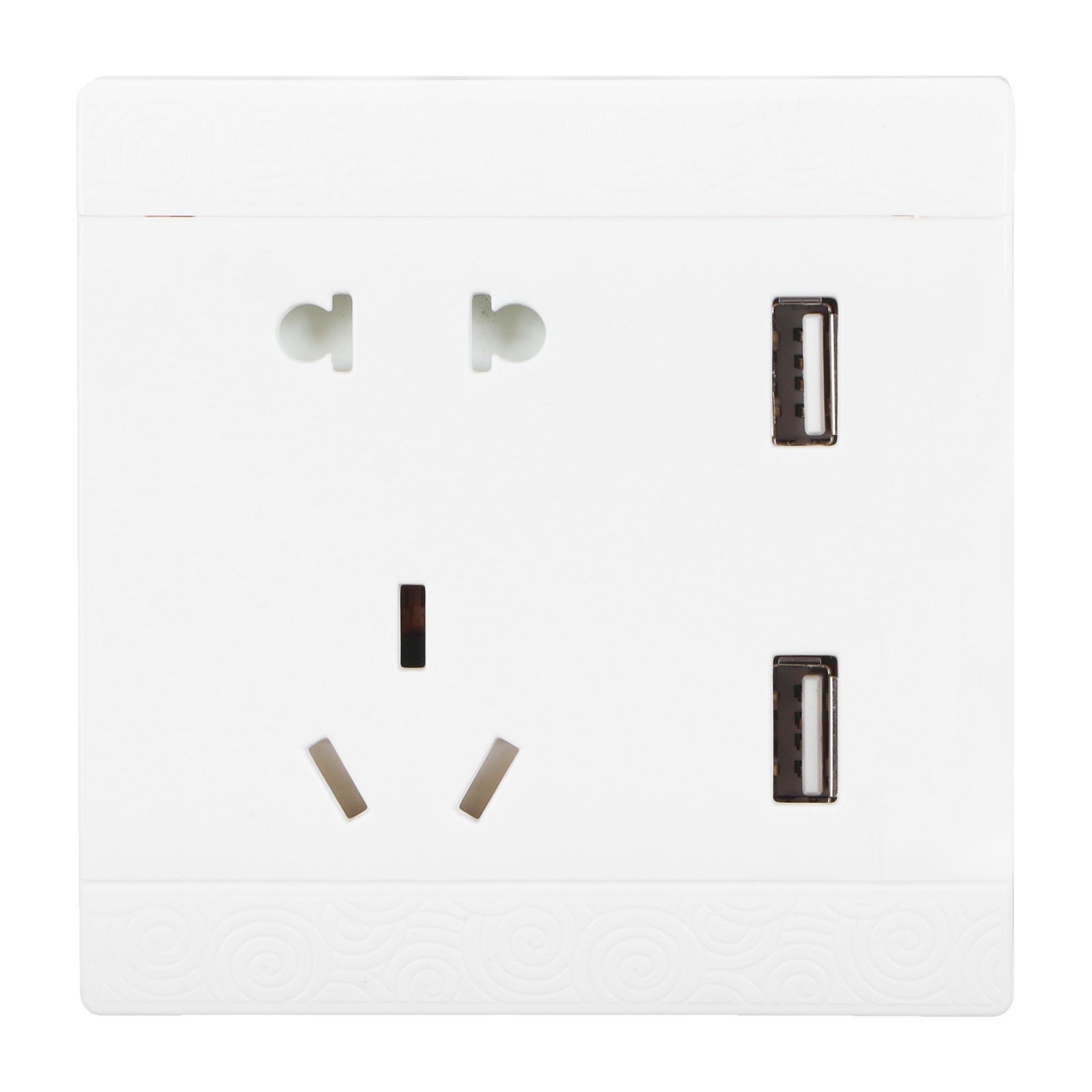 Multi-Functional Wall Power Outlet Socket with 2 USB Port 13A for Home Office AU Plug 110/220V - Image 2