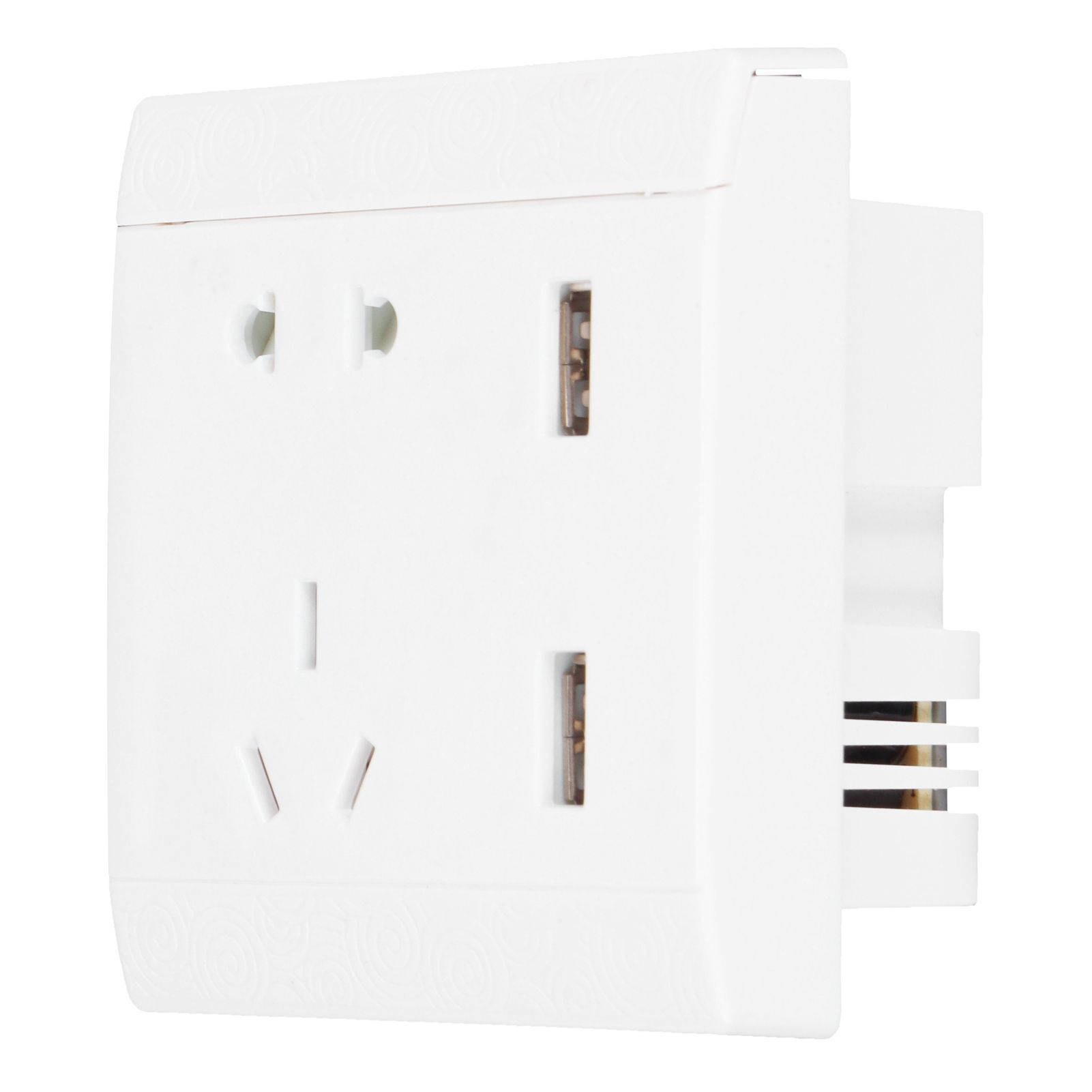 Multi-Functional Wall Power Outlet Socket with 2 USB Port 13A for Home Office AU Plug 110/220V - Image 3
