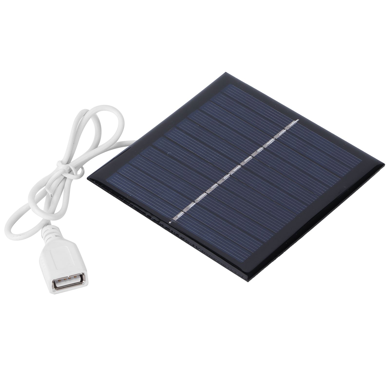 1W 5.5V Solar Panel Board DIY Polysilicon Solar Charging Module for 3.7V-5V Battery - Image 1