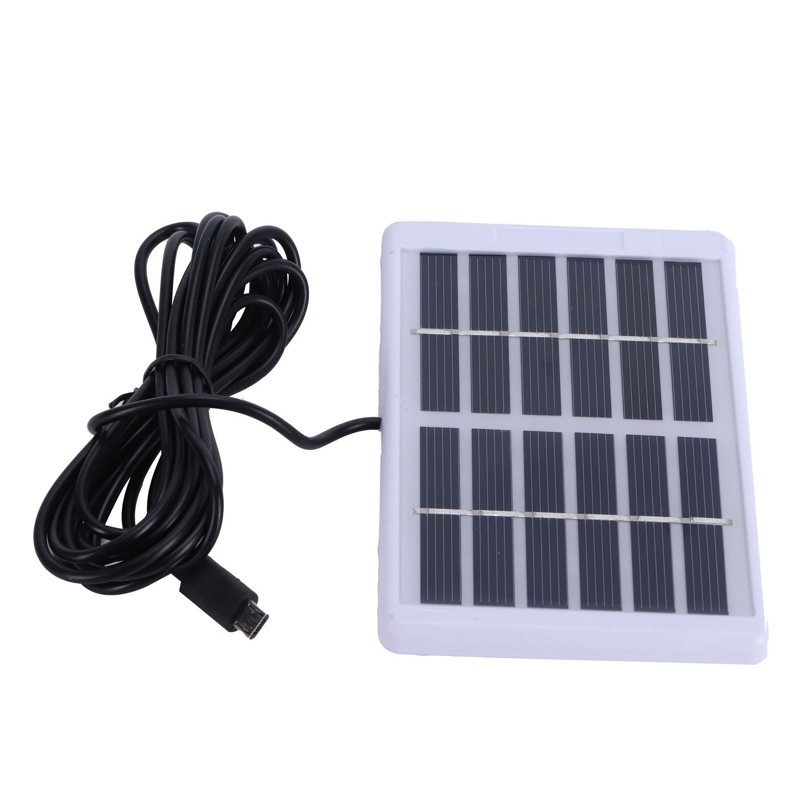 1.2W 6V Solar Panel with Micro USB Port Polycrystalline Silicon Solar Charging Board - Image 1