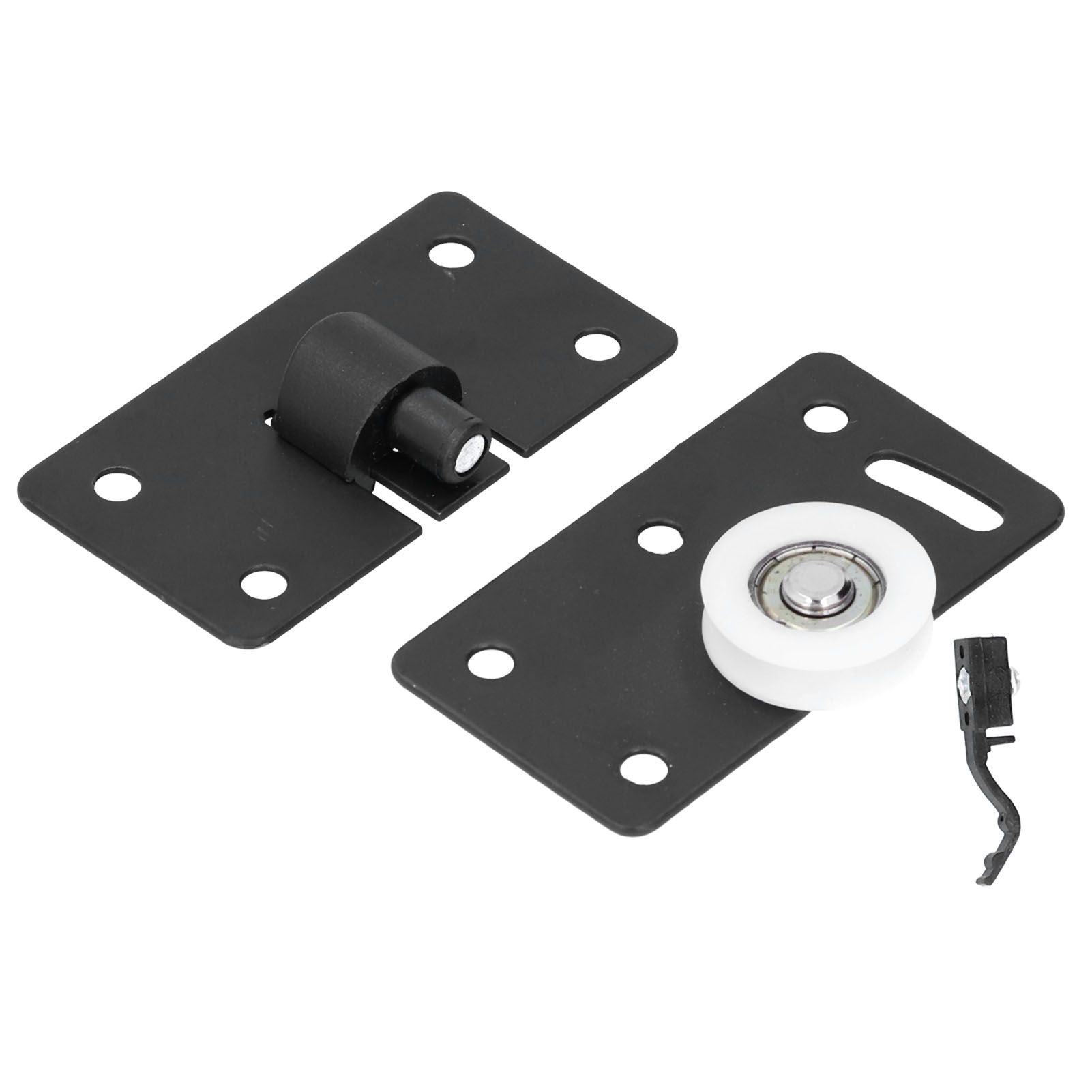 Sliding Door Wheel Wardrobe Cabinet Closet Furniture Grooved Wheel Sliding Door Hardware - Image 3