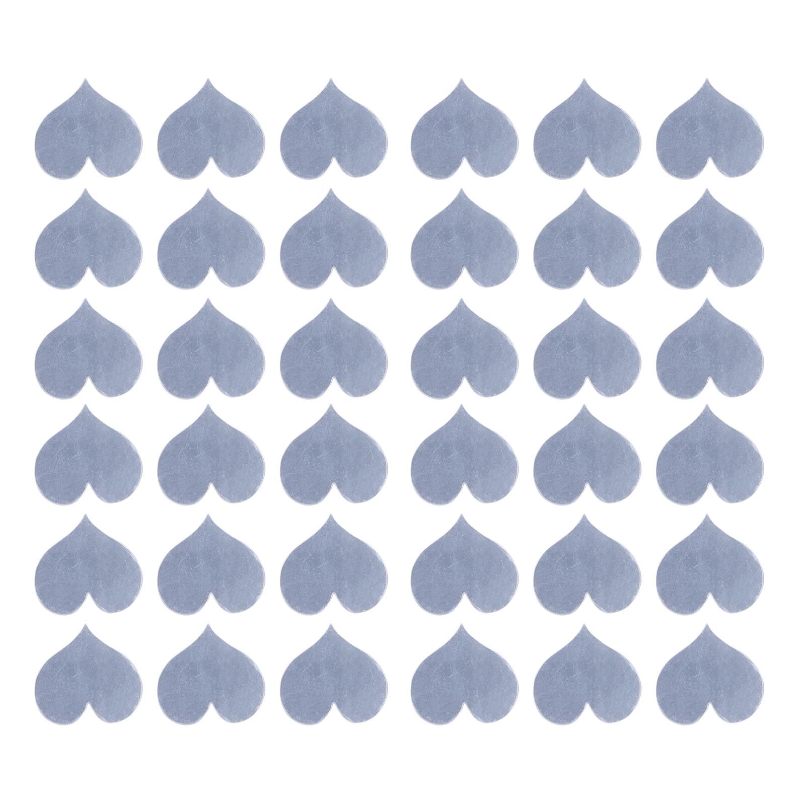 100PCS Self‑Adhesive Mirror Wall Stickers Heart Shape DIY Wall Decal for Home Bedroom Decor - Image 2